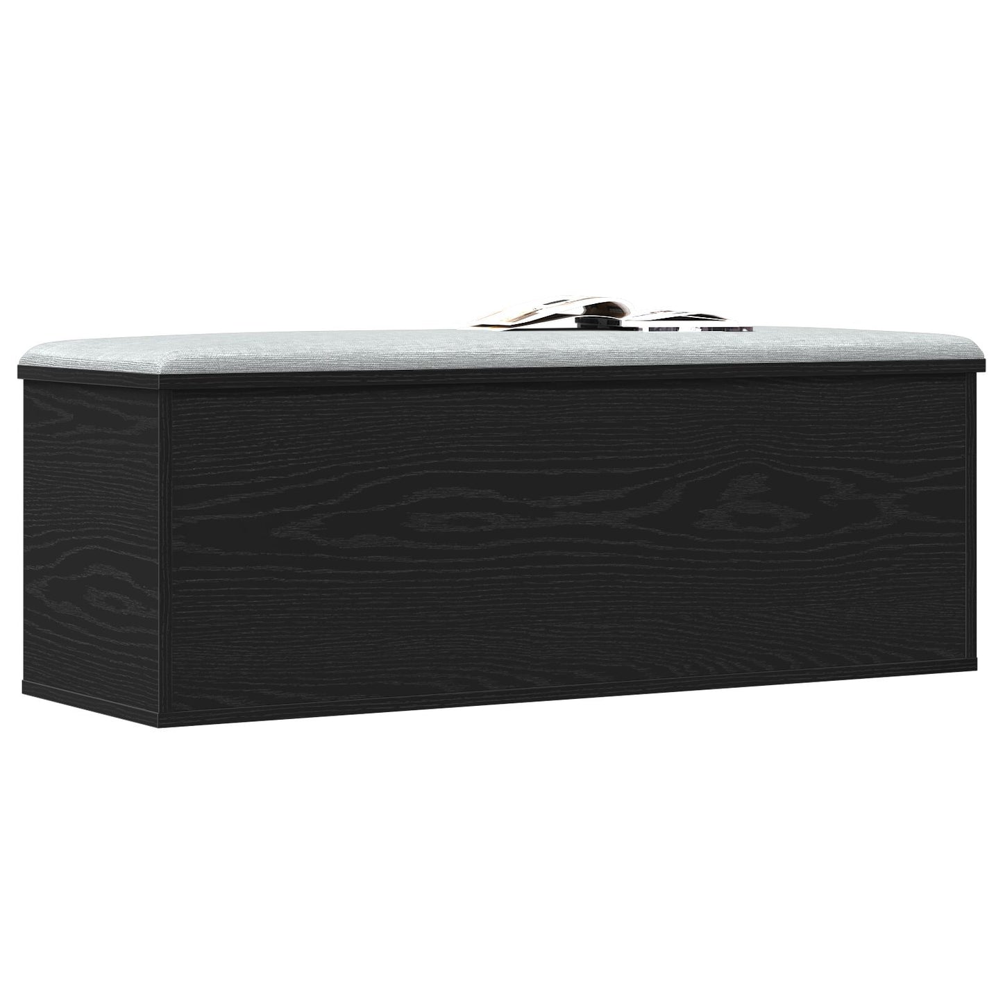 Oppbevaringskiste i Svart Eik 102x35x35 cm