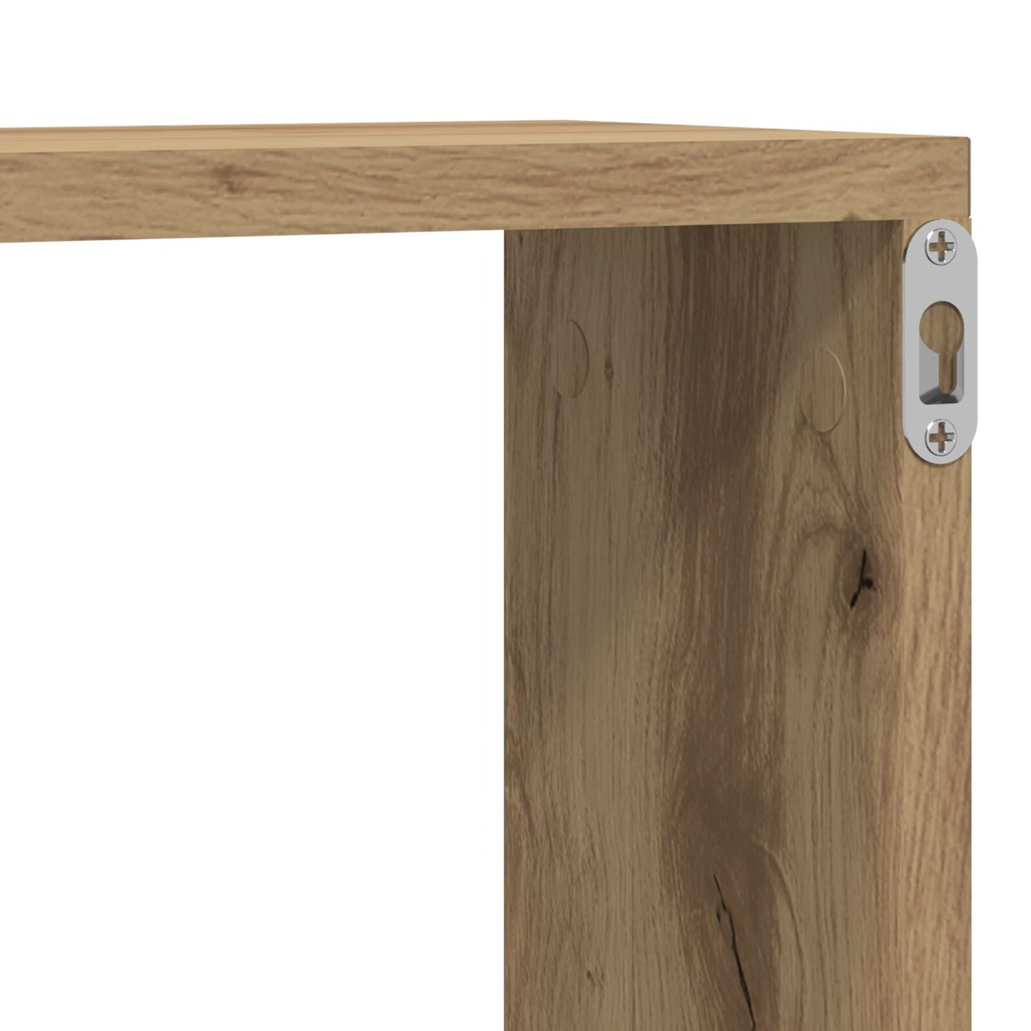 Vegghylle Artisan Eik 4 stk 80x15x26 cm Tre