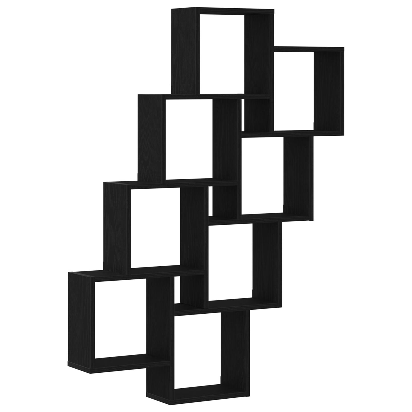 Veggskap i Svart Eik 90x15x119,5 cm Laget av Tre