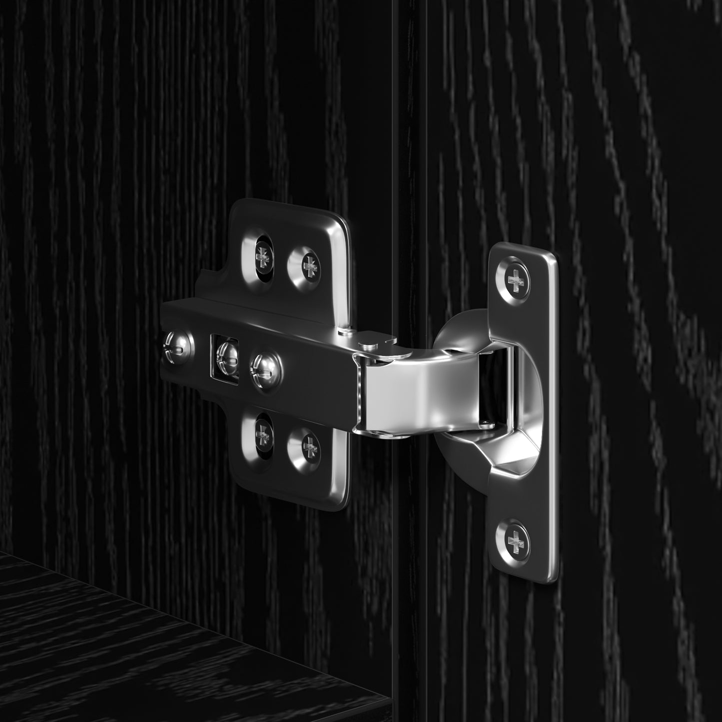 Skap Svart Eik 40x42.5x185 cm