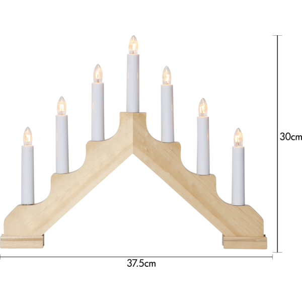Belysning jul Adventslysestake Ada