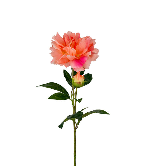 Konstgjord växt Pionstjälk 65 cm