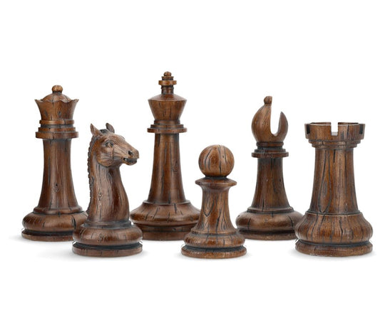 Dekorasjon Sjakk Mix Poly 6-pakk