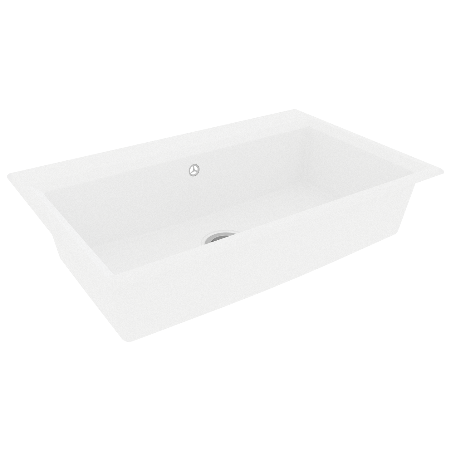 Kjøkkenvask Hvit 790x500x193 mm Granitt