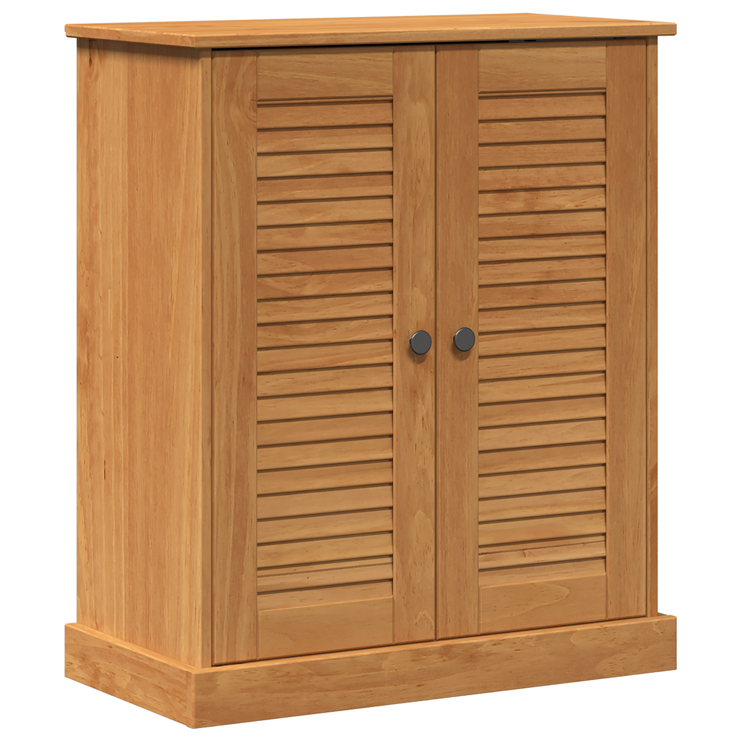 Baderomsinnredningssett med hylle 2 pcs Brun 67,5 x 34 x 80 cm