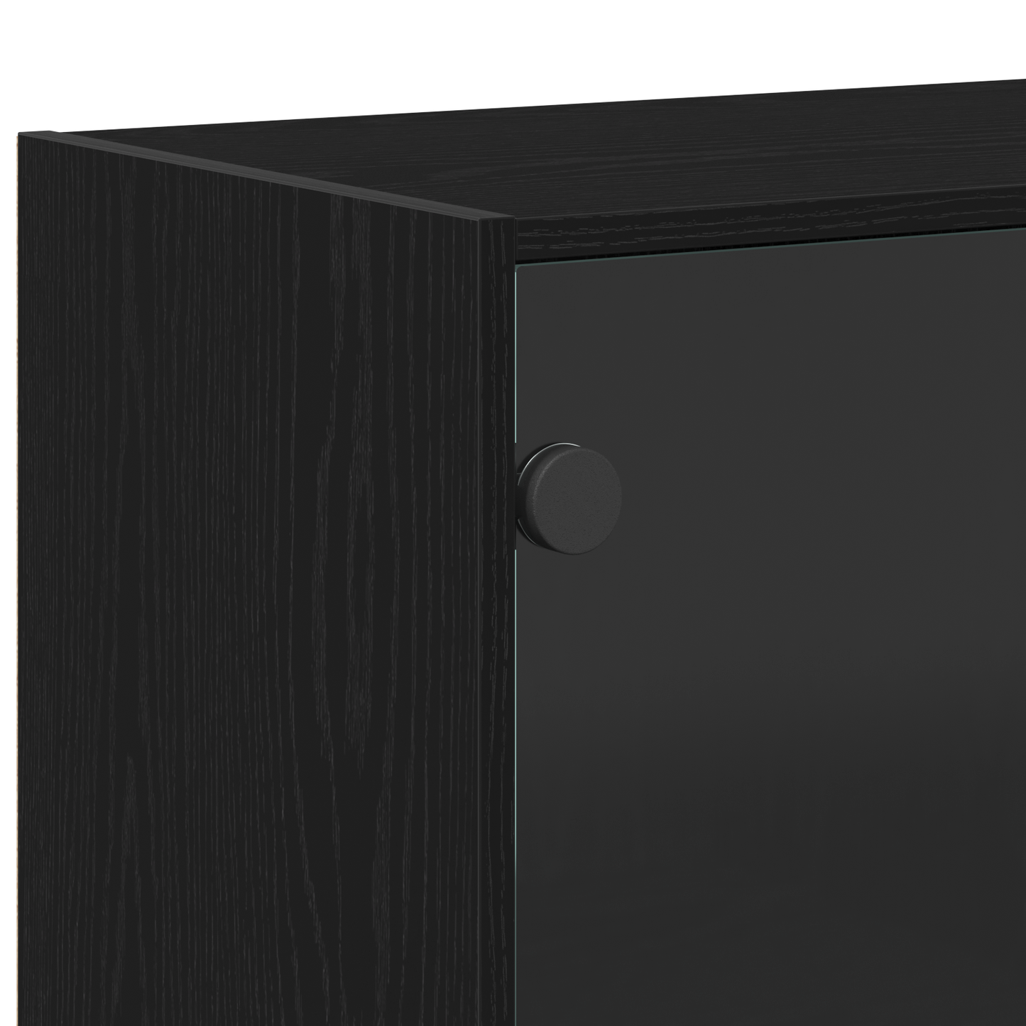 Skap Svart Eik 68x37x142 cm