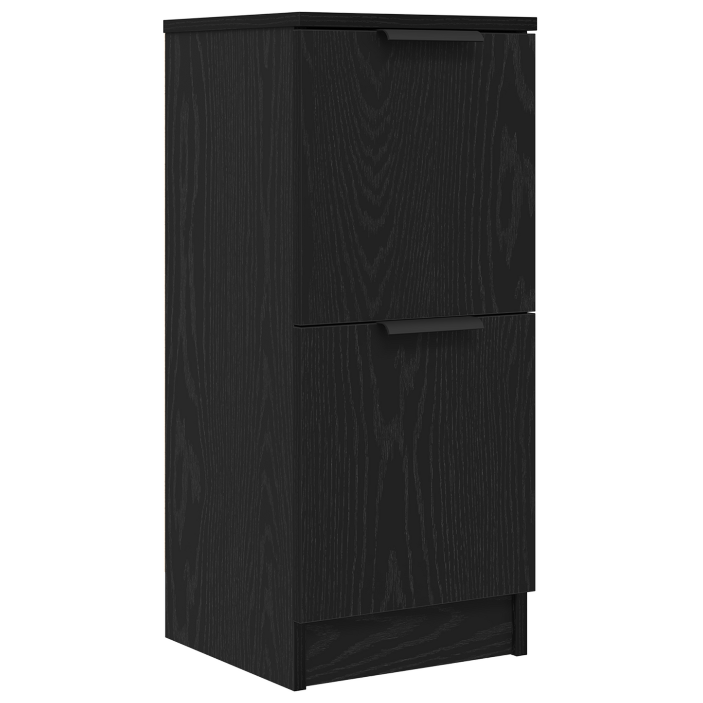 Sidebord Svart Eik 3 stk