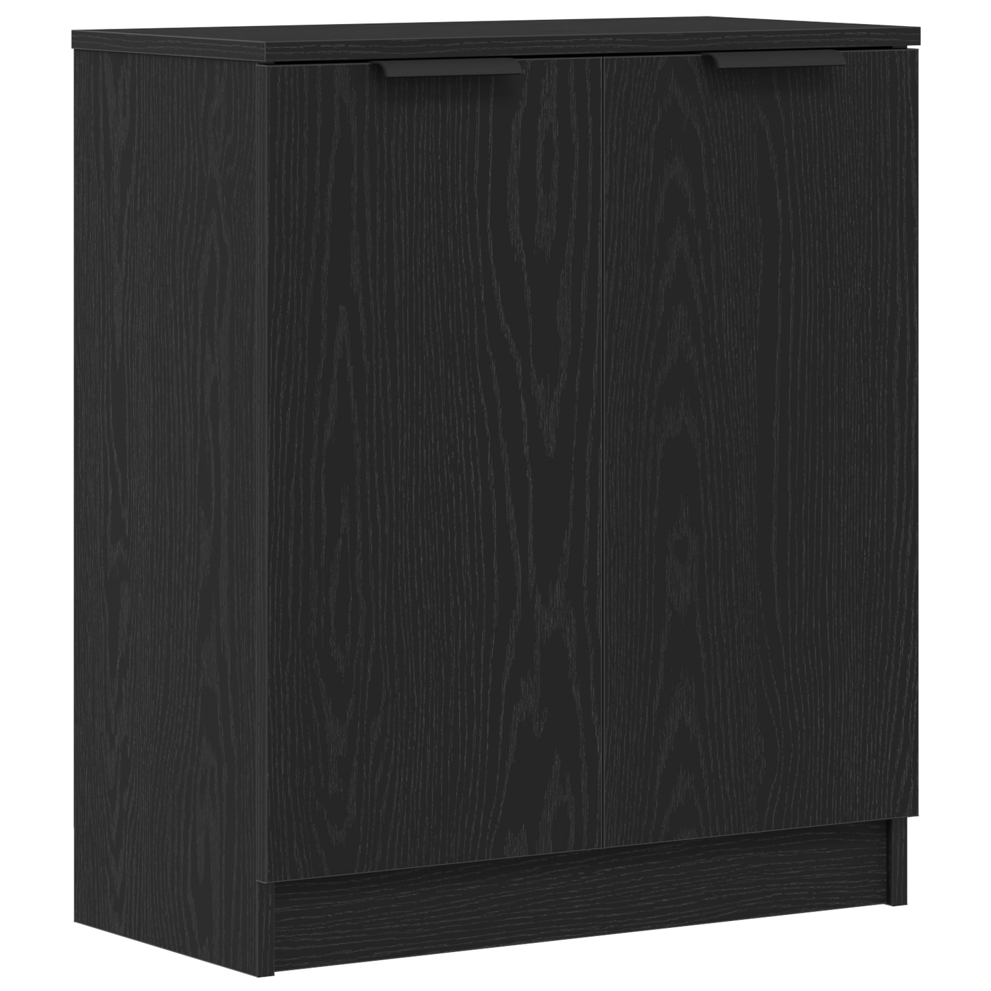 Sidebord Svart Eik 3 stk