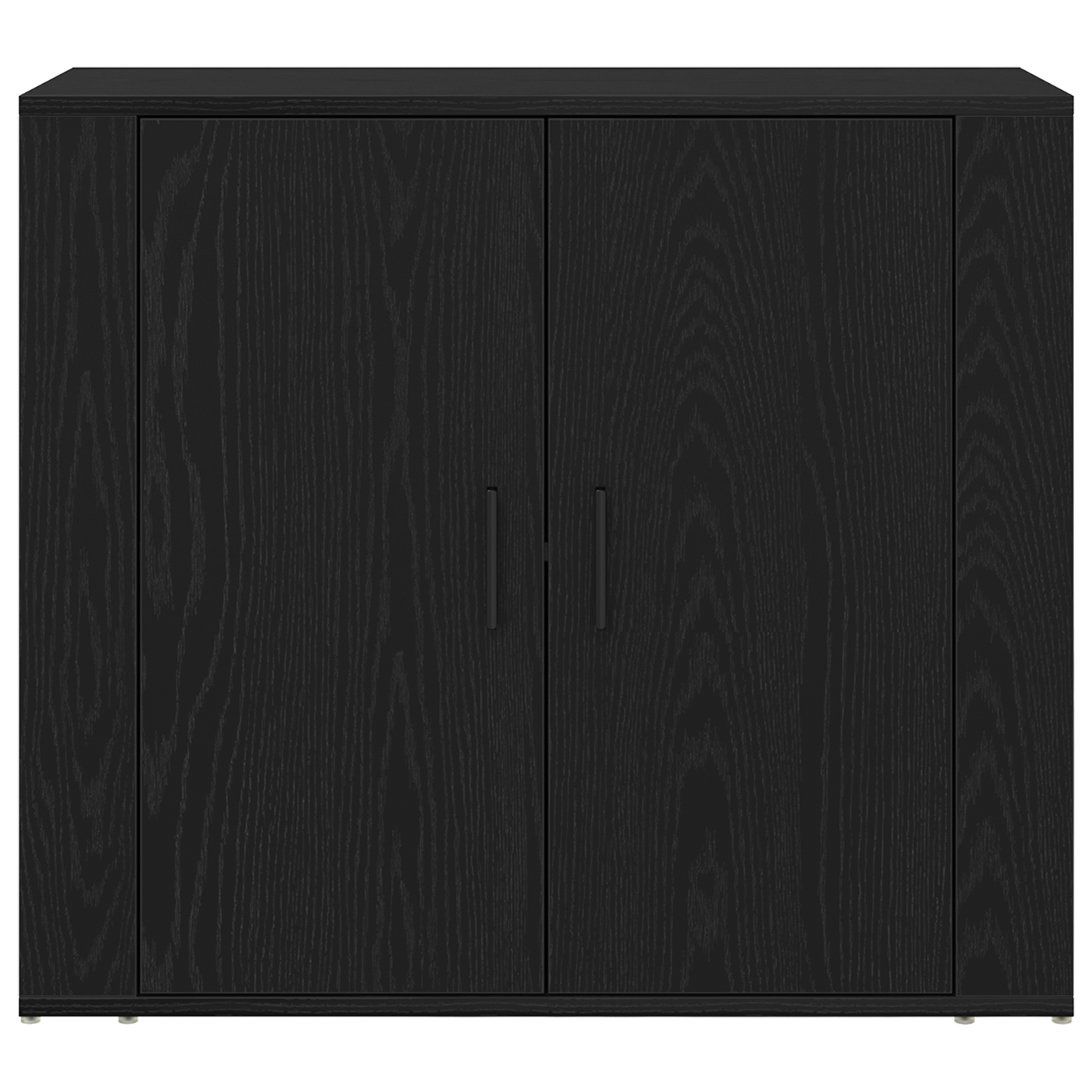 Sidebord Svart Eik 3 stk