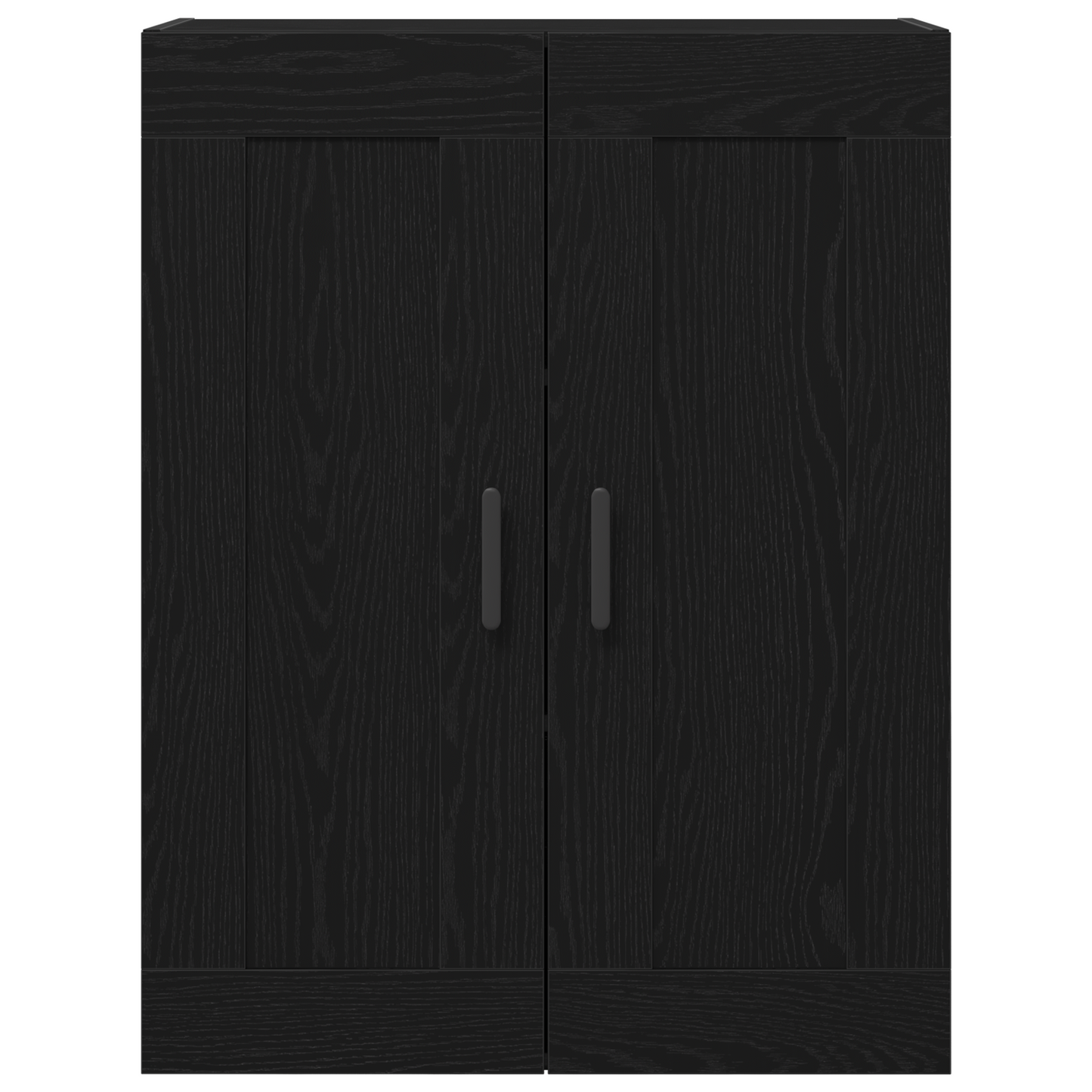 Skap Svart Eik 69.5x34x180 cm Teknisk Tre