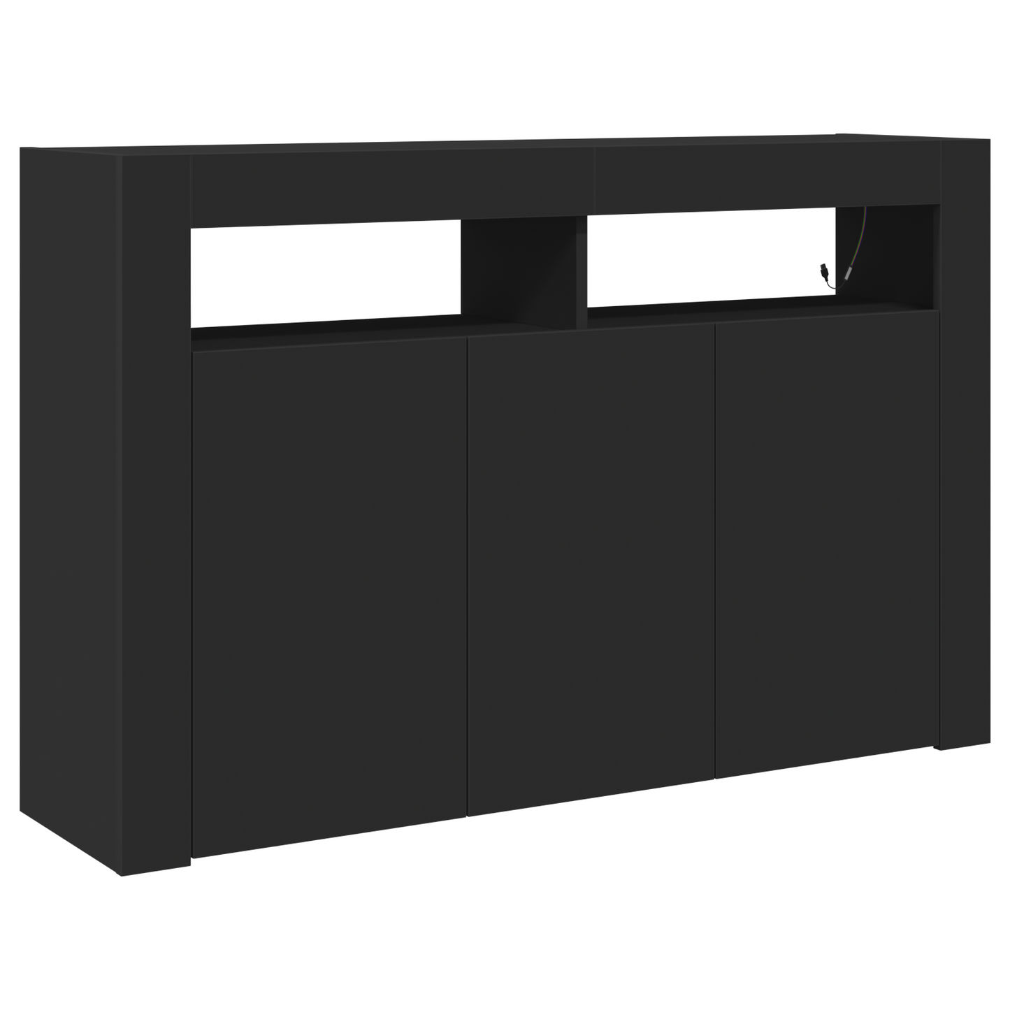 Skjenk Svart 116 x 30 x 75 cm Skjenk