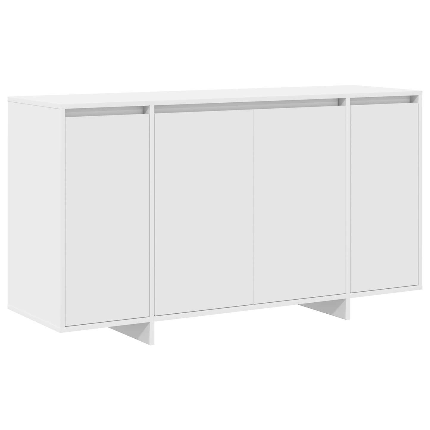 Skjenk Hvit Tre 135 x 41 x 75 cm Hvit Sideboard