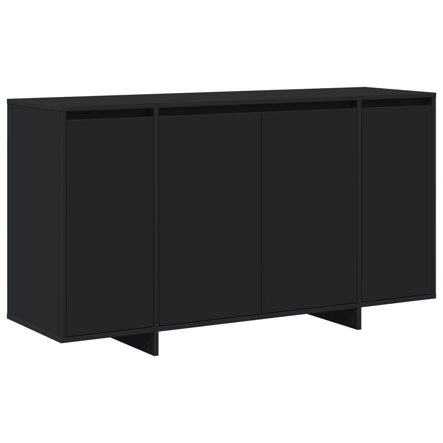 Skjenk Svart Serviesskap 135 x 41 x 75 cm