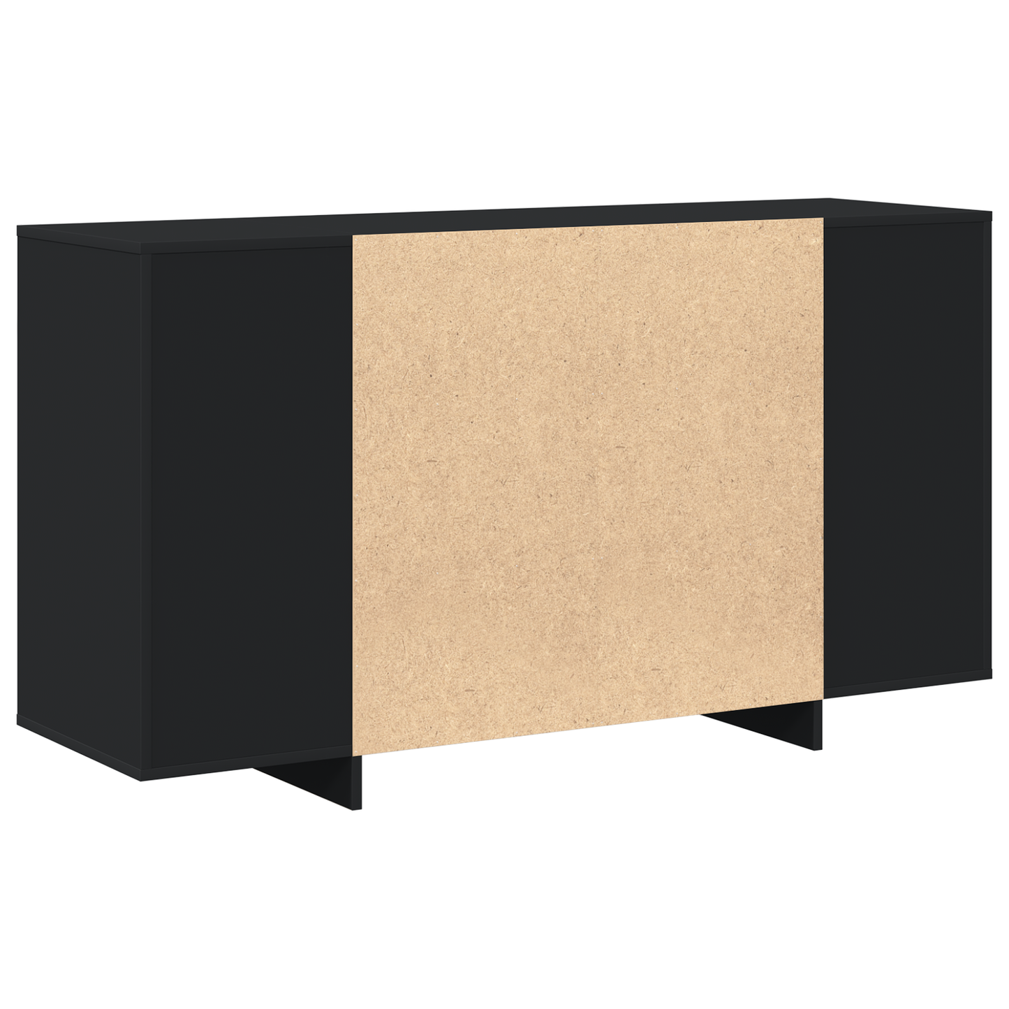 Skjenk Svart Serviesskap 135 x 41 x 75 cm