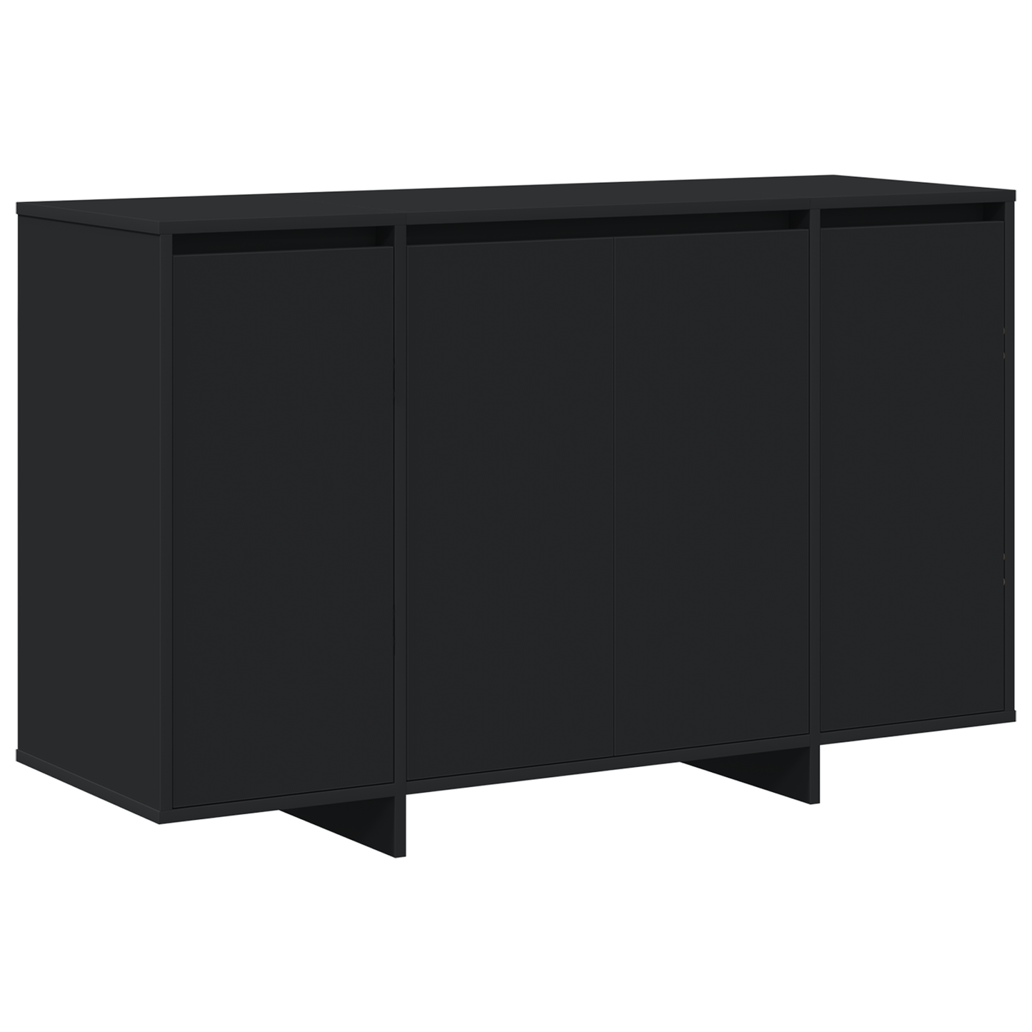 Skjenk Svart Serviesskap 120 x 41 x 75 cm