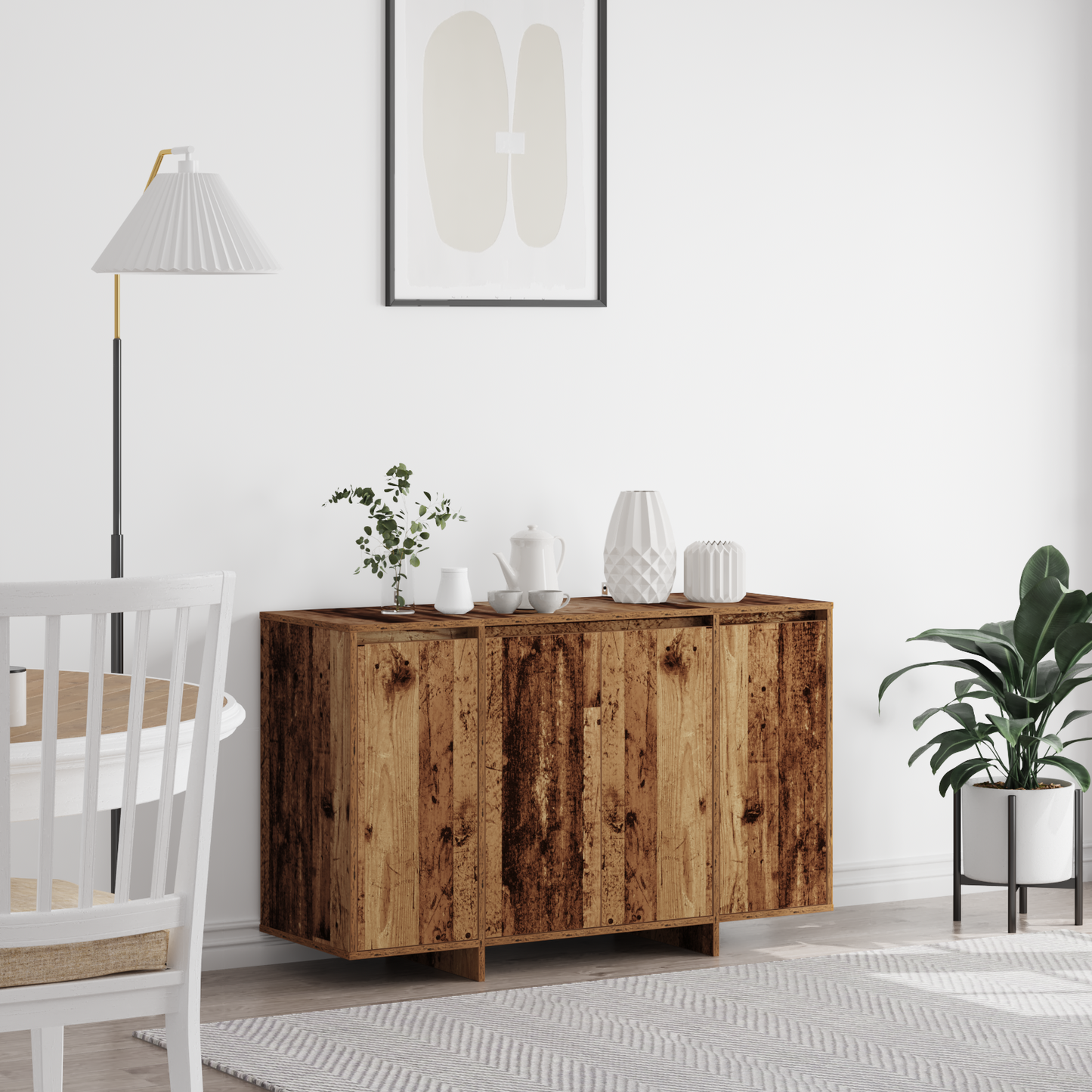 Skjenk Gammelt Tre Gjenvunnet Tre 120 x 41 x 75 cm Kommode Rektangulær