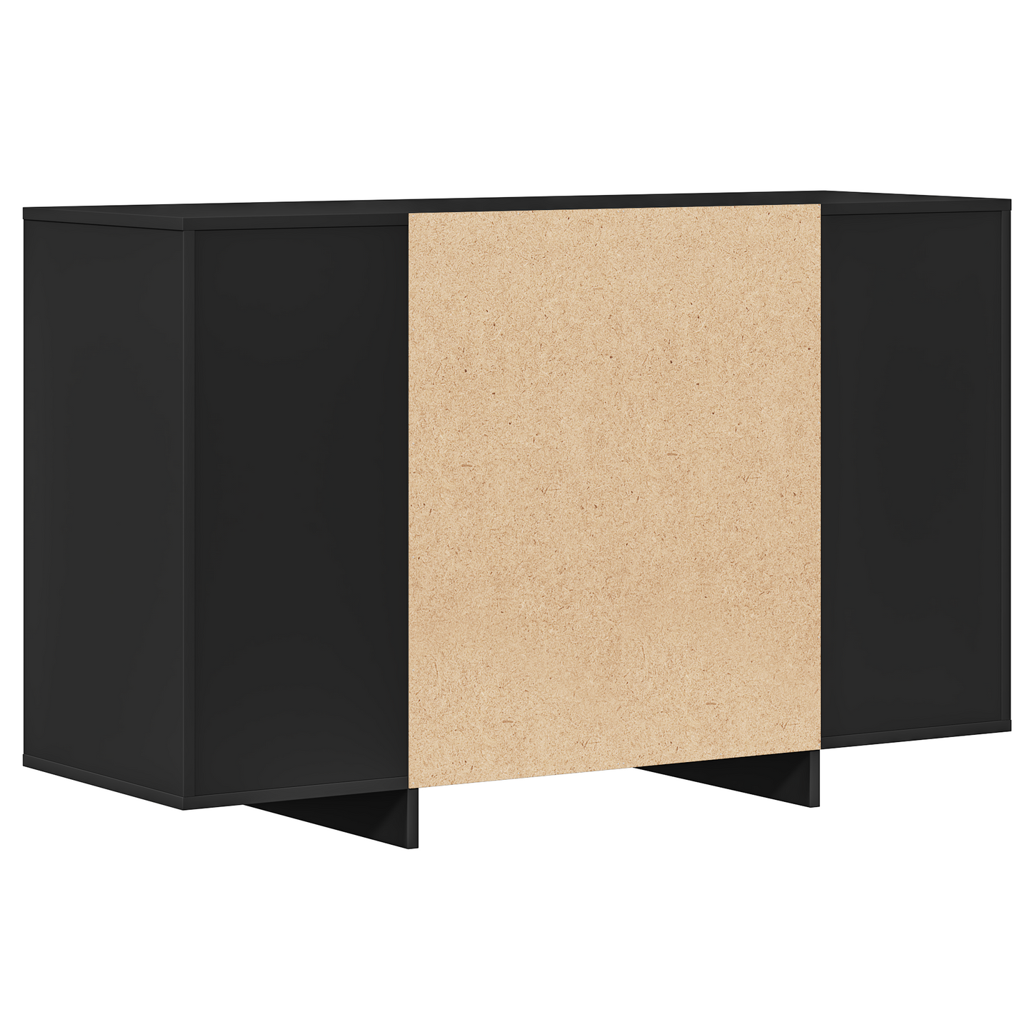 Skjenk Svart 120x41x75 cm