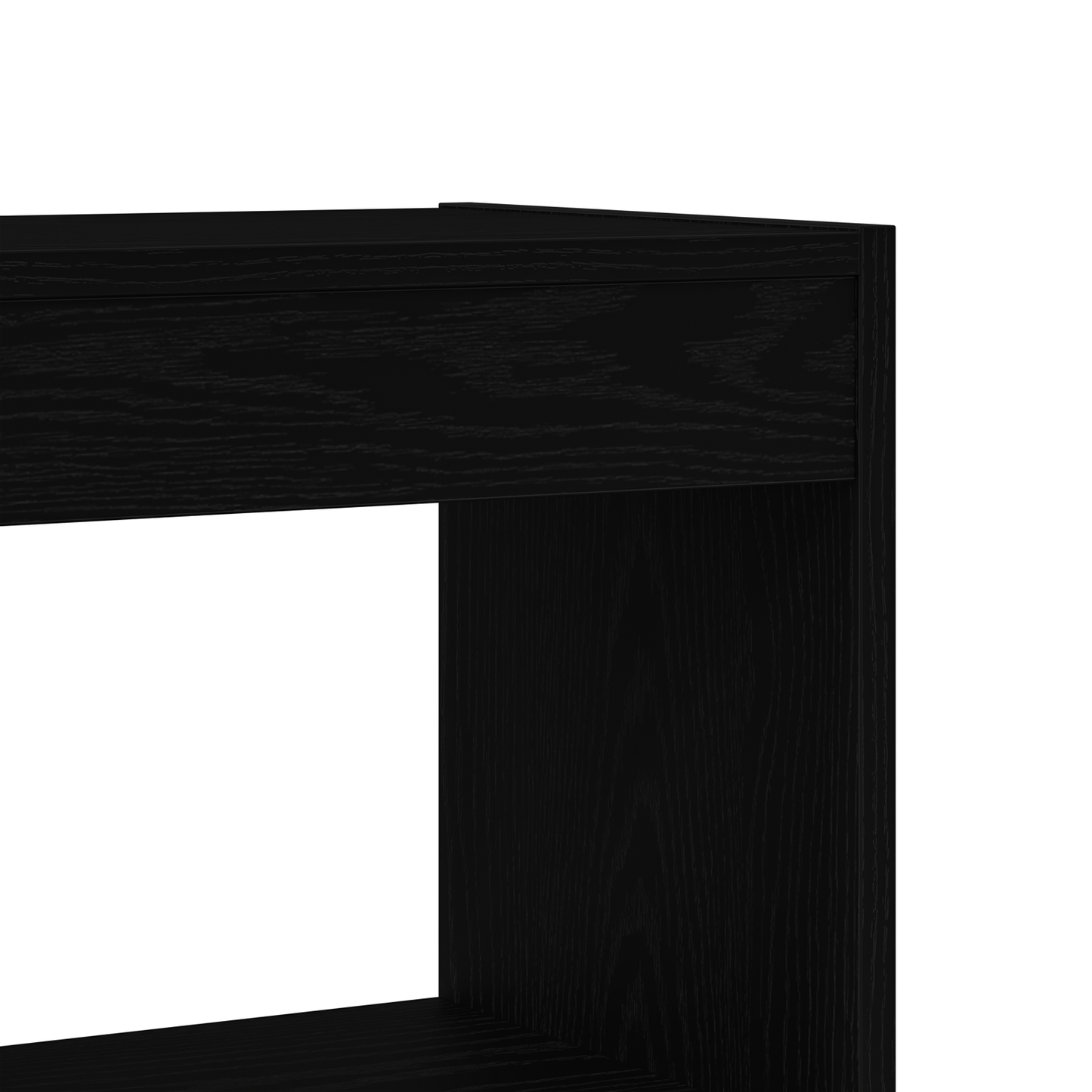 Svart Eik Bokhylle Svart eik Konstruert tre 80 x 30 x 198 cm