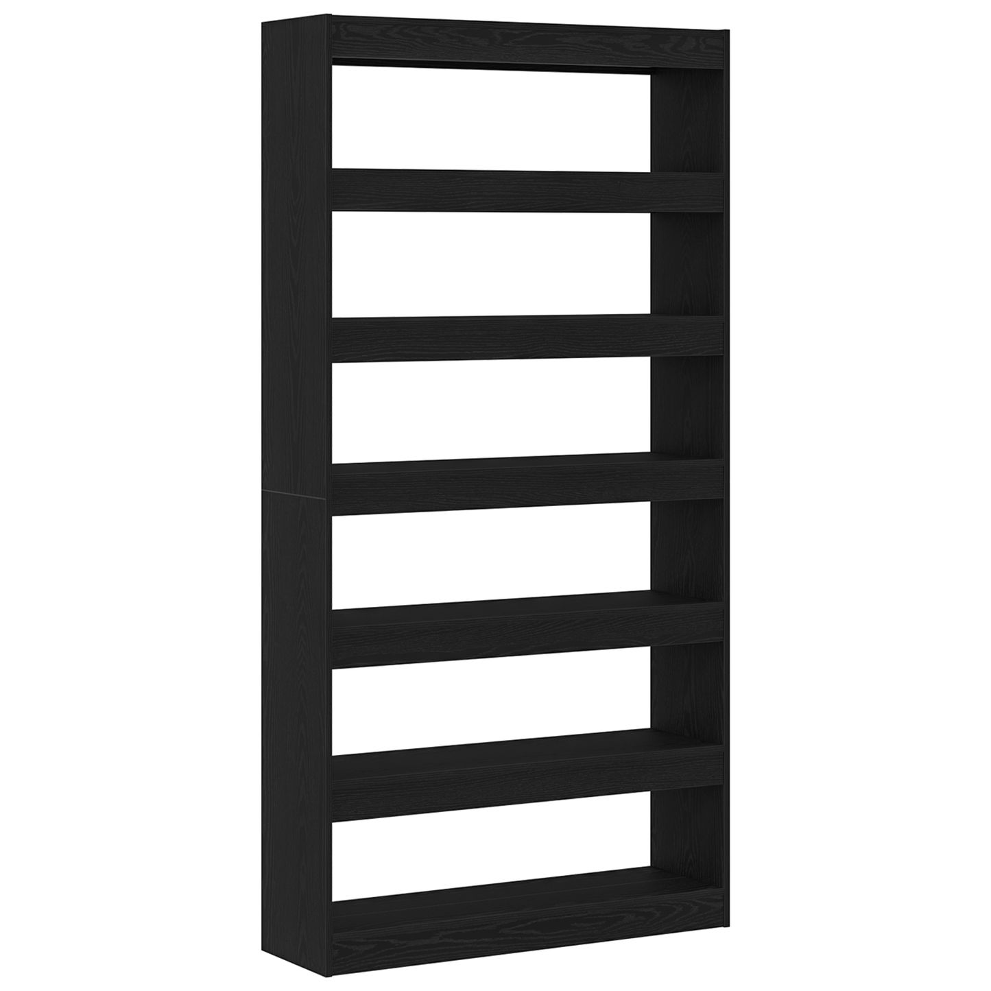 Bokhylle Svart Eik 100 x 30 x 198 cm Hylling