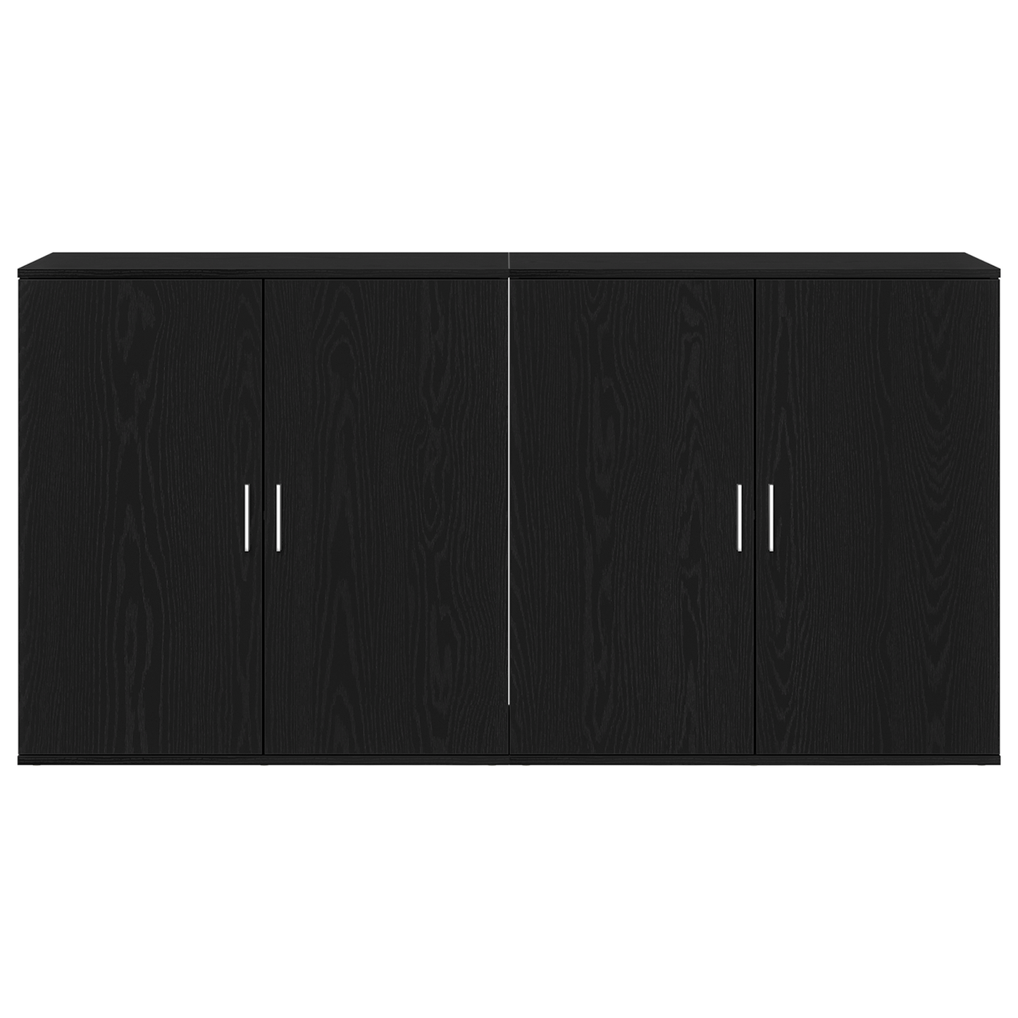 Sidebord Svart Eik 2 stk 79x38x80 cm