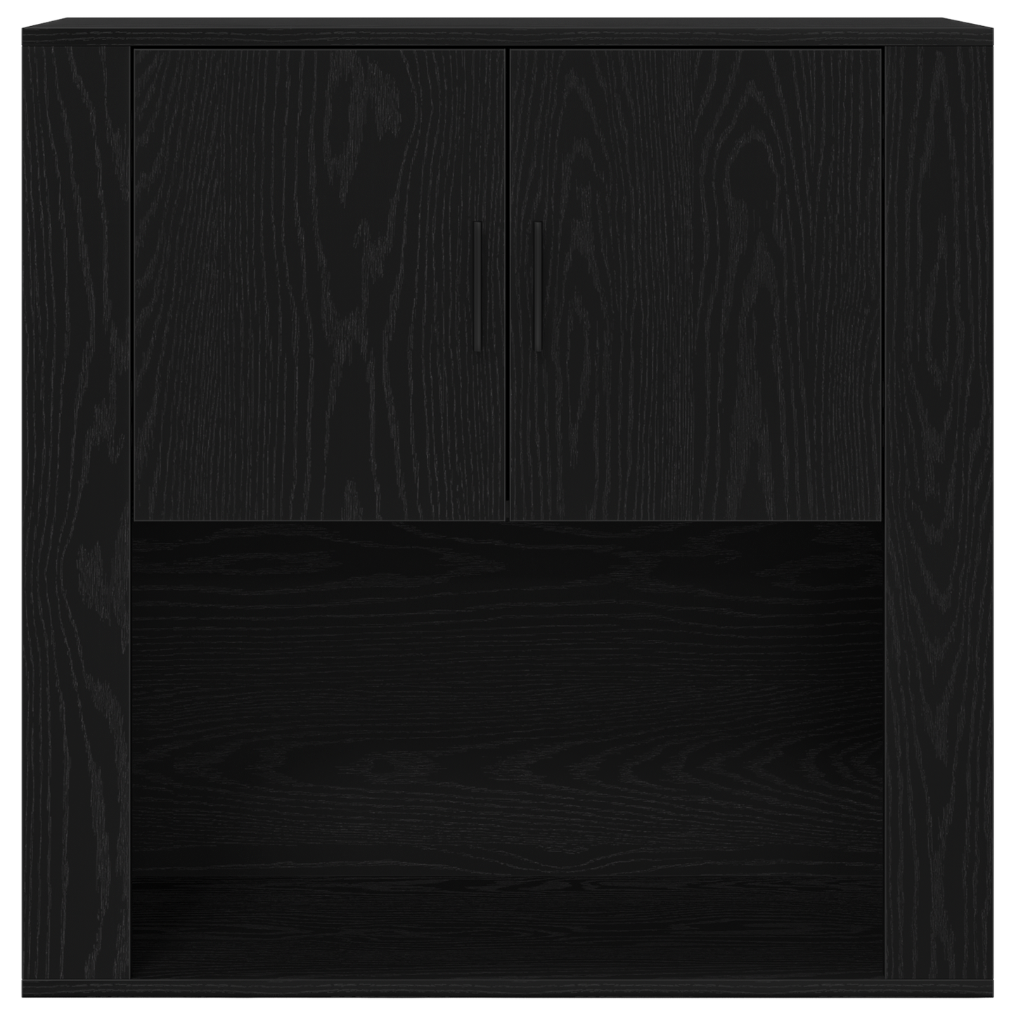 Skap Svart Eik 80x33x150 cm