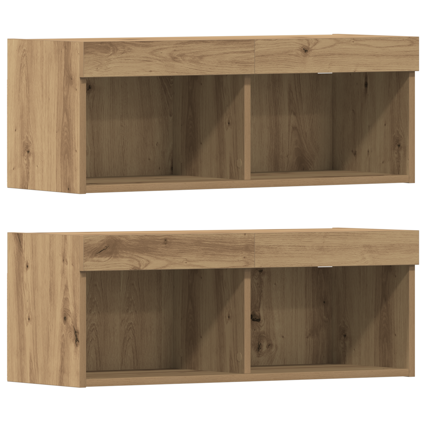 TV-Møbel Artisan Eik TV-skap med LED 40.5x30x102 cm