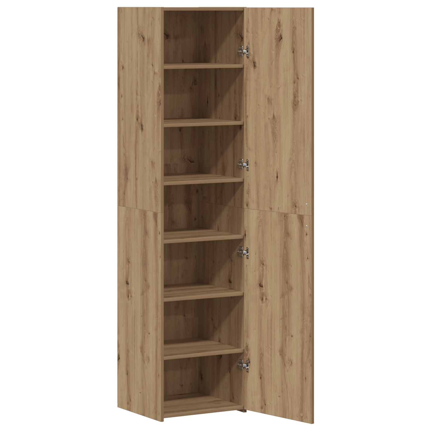 Høyskap Eik 45x42.5x185 cm Konstruert tre