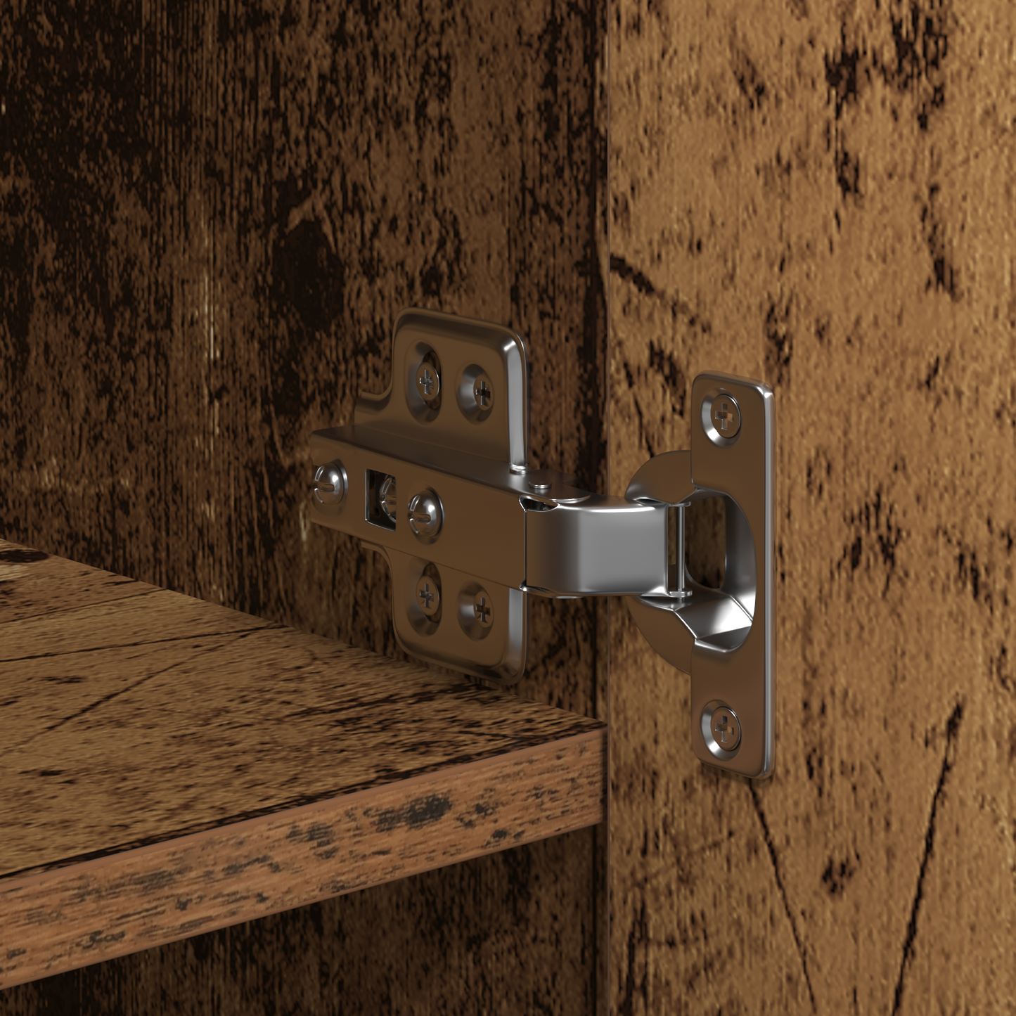 Skap Gammelt Tre 70x42.5x185 cm