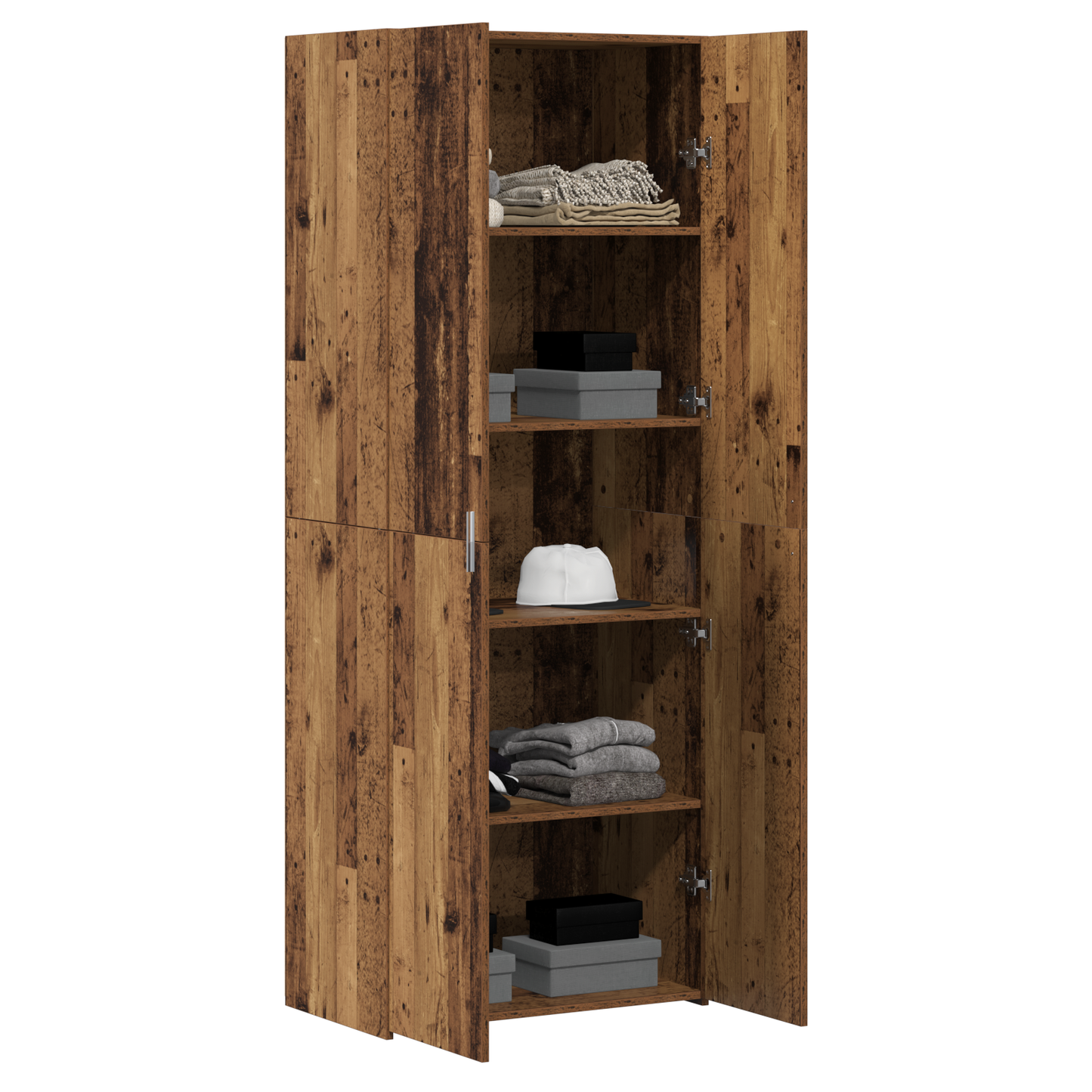 Skap Gammelt Tre 70x42.5x185 cm