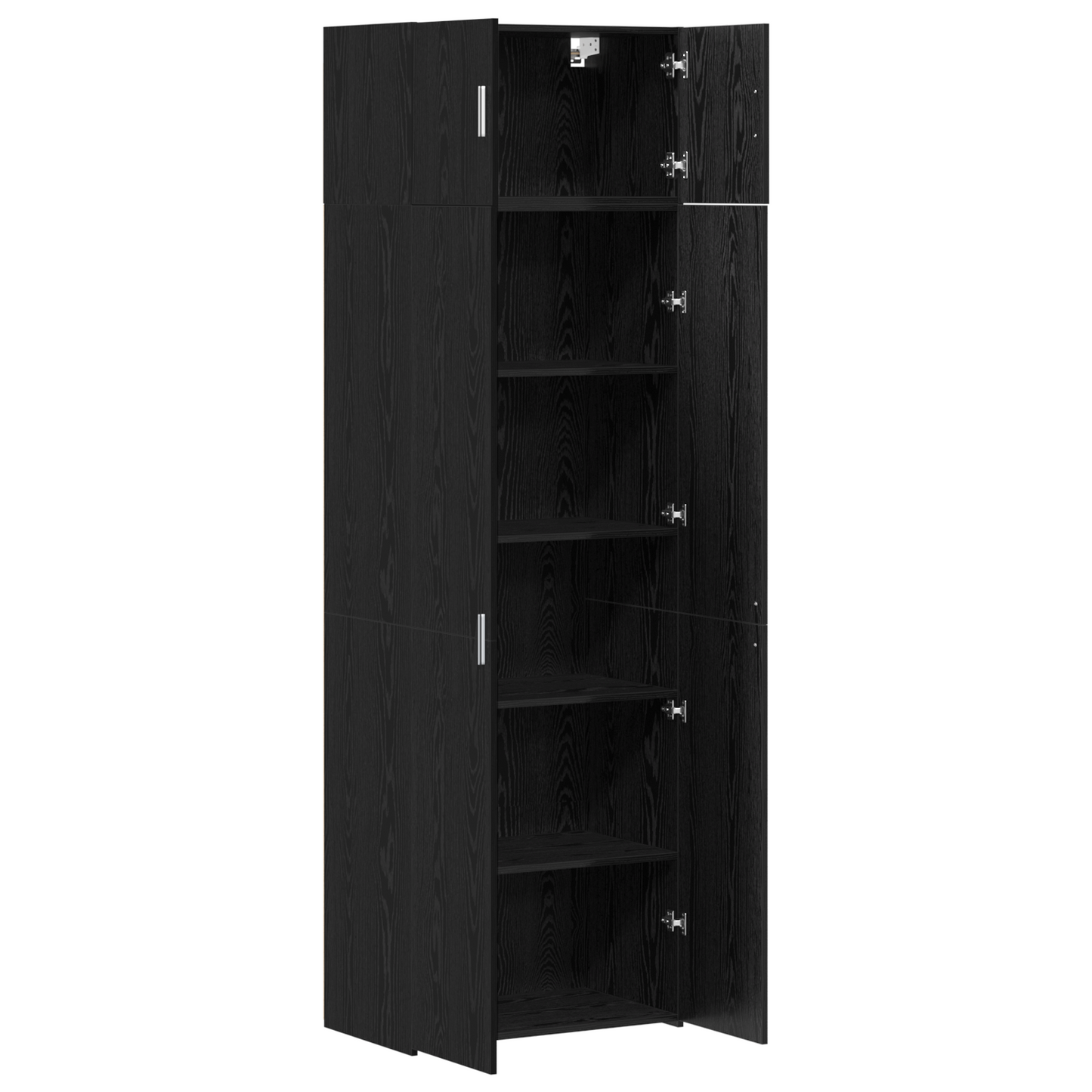 Skap Svart Eik 70x42,5x225 cm
