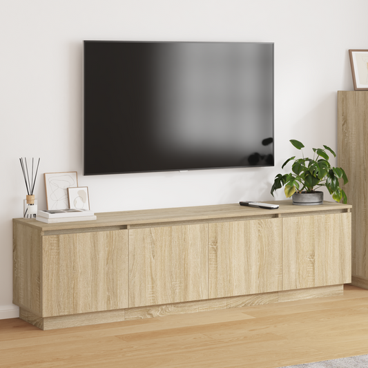 TV-Møbel Sonoma Eik TV-benk med LED 180x38x49 cm