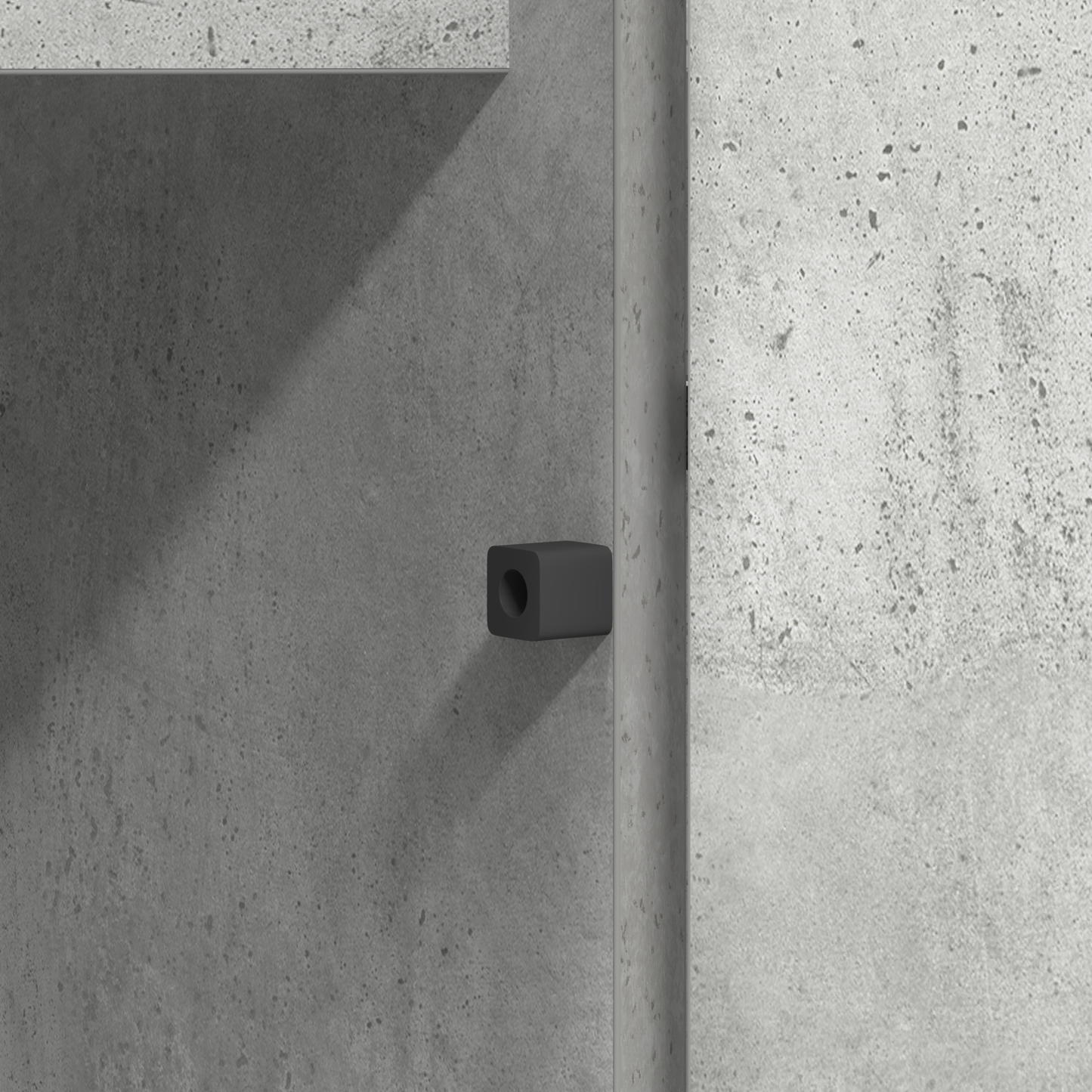 TV-Møbel Betonggrå LED 180x38x49 cm