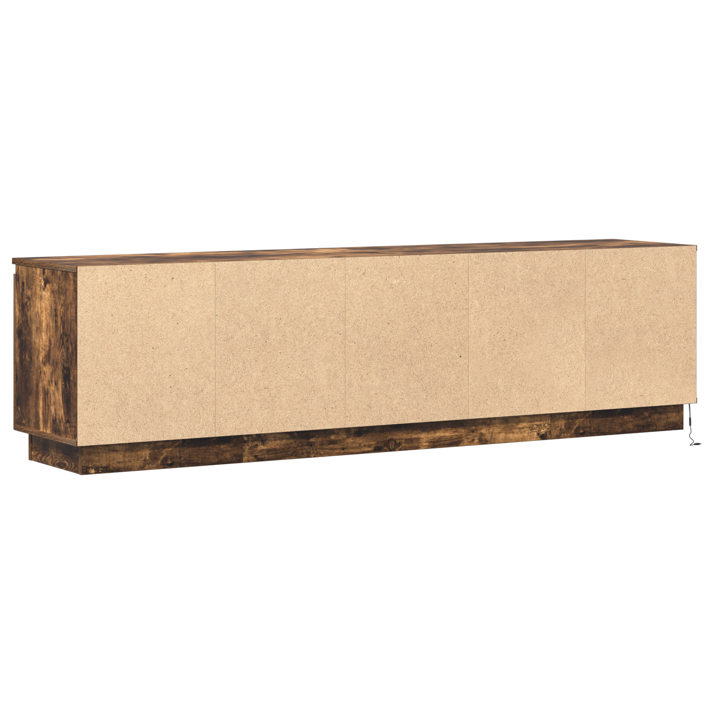 TV-Møbel Røkt Eik TV-skap med LED 180x38x49 cm