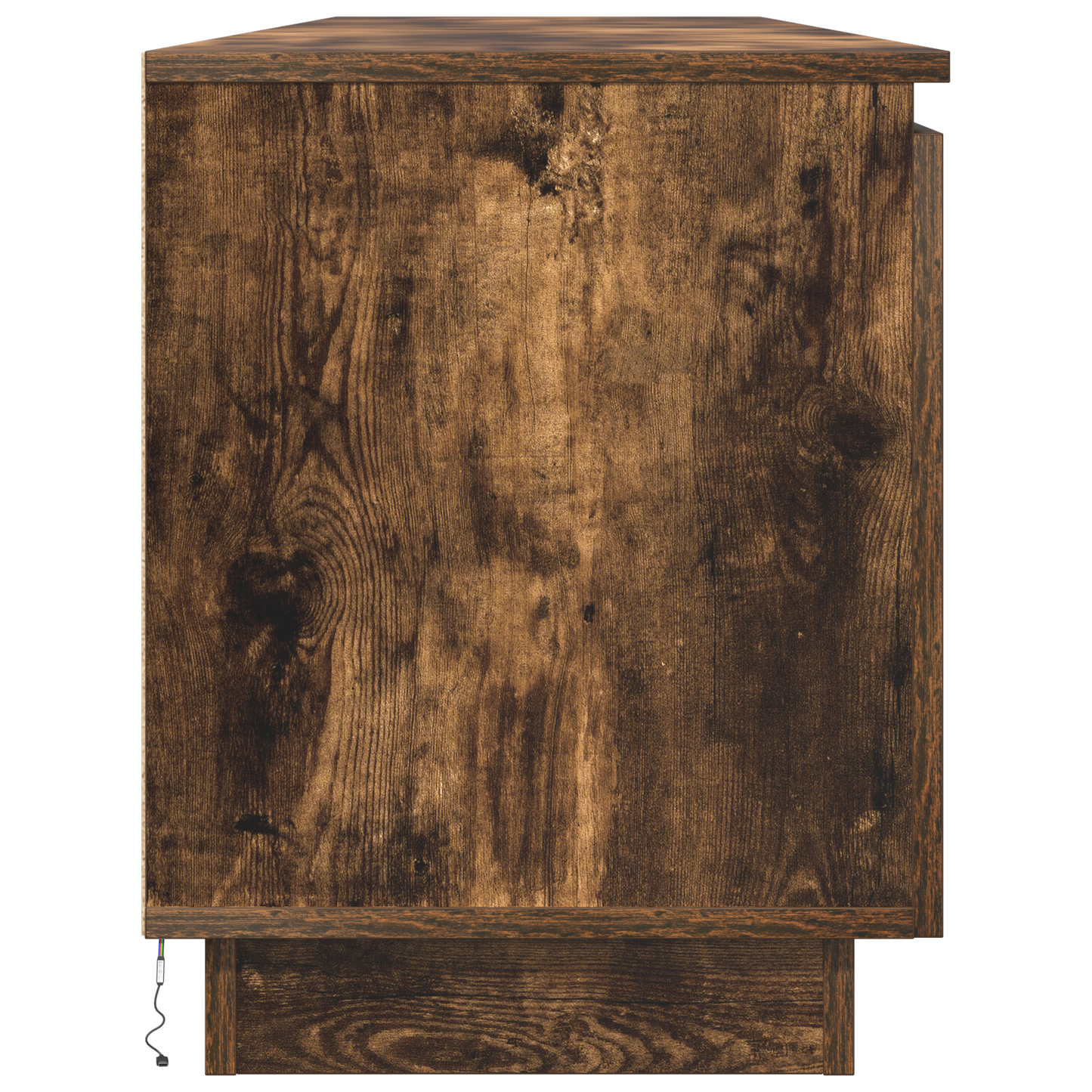 TV-Møbel Røkt Eik TV-skap med LED 180x38x49 cm