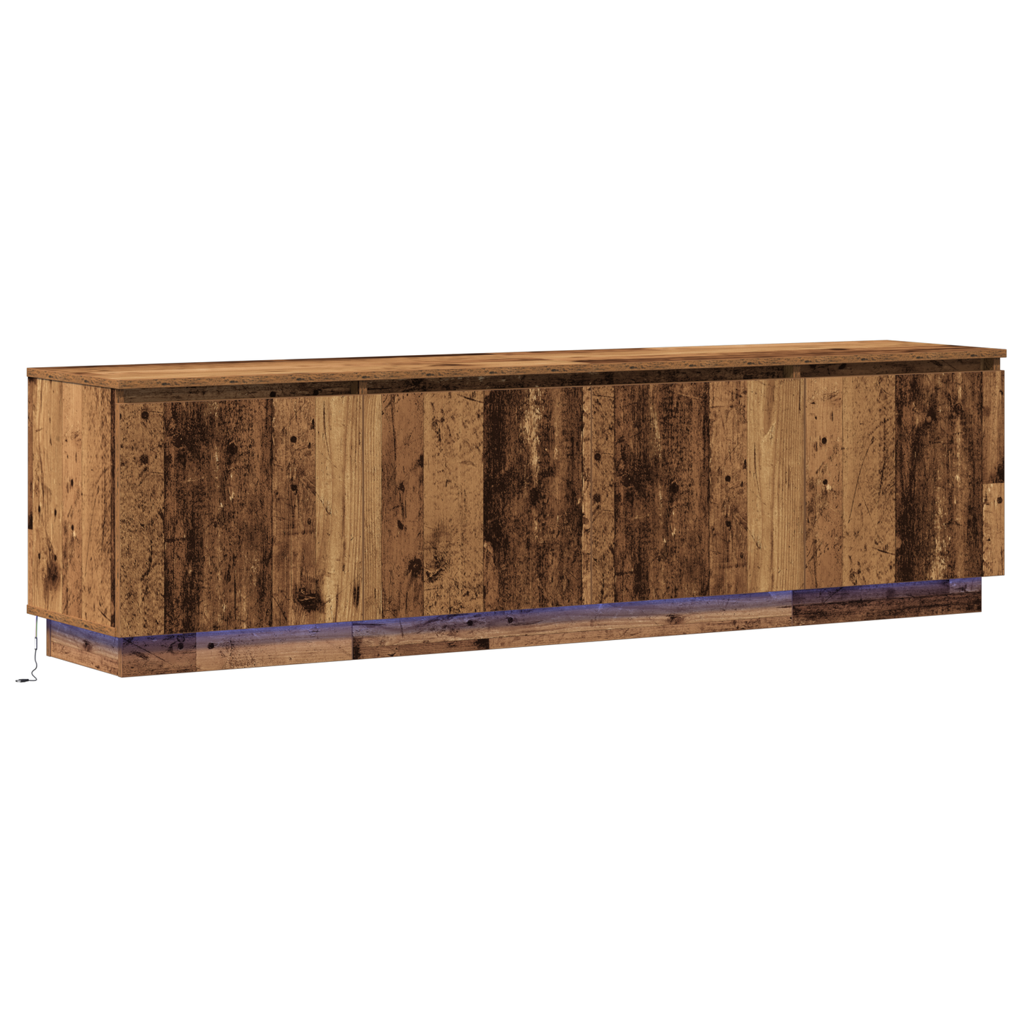 TV-Møbel Gammelt Tre TV-skap med LED Gamle Tre 180x38x49 cm