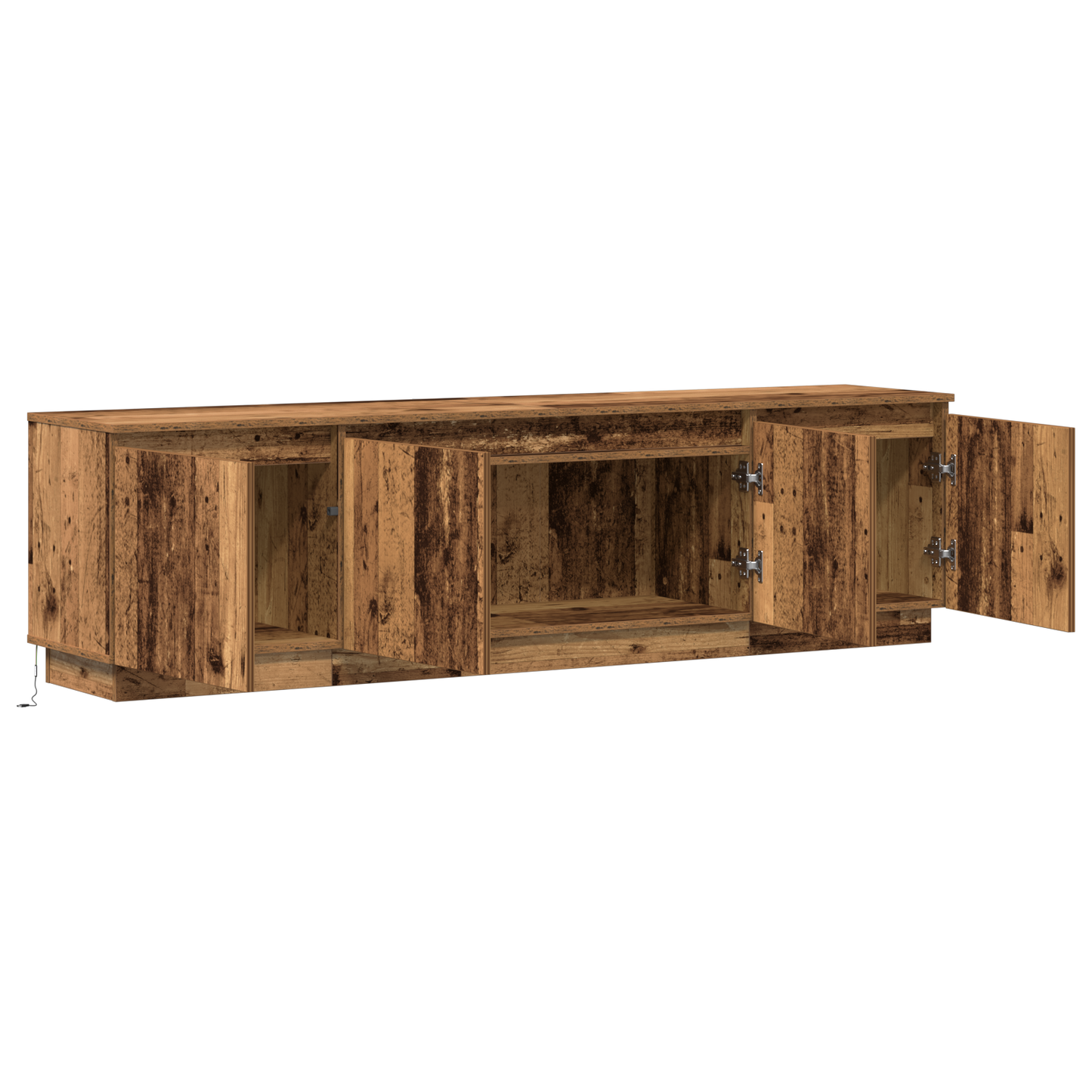TV-Møbel Gammelt Tre TV-skap med LED Gamle Tre 180x38x49 cm