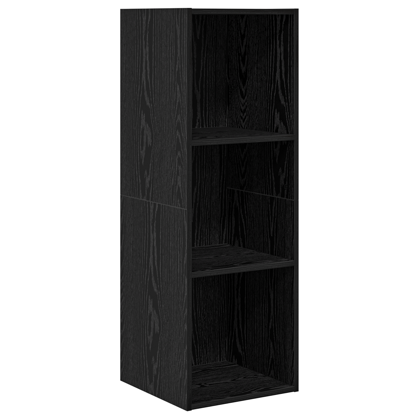 TV-Møbel Svart Eik TV-benk sett 37 x 37 x 107 cm