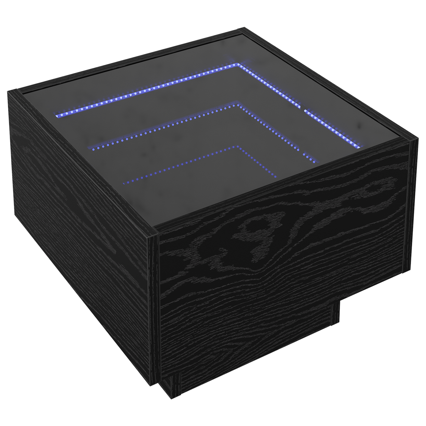 Skap Svart Eik 40 x 40 x 30 cm, Glass