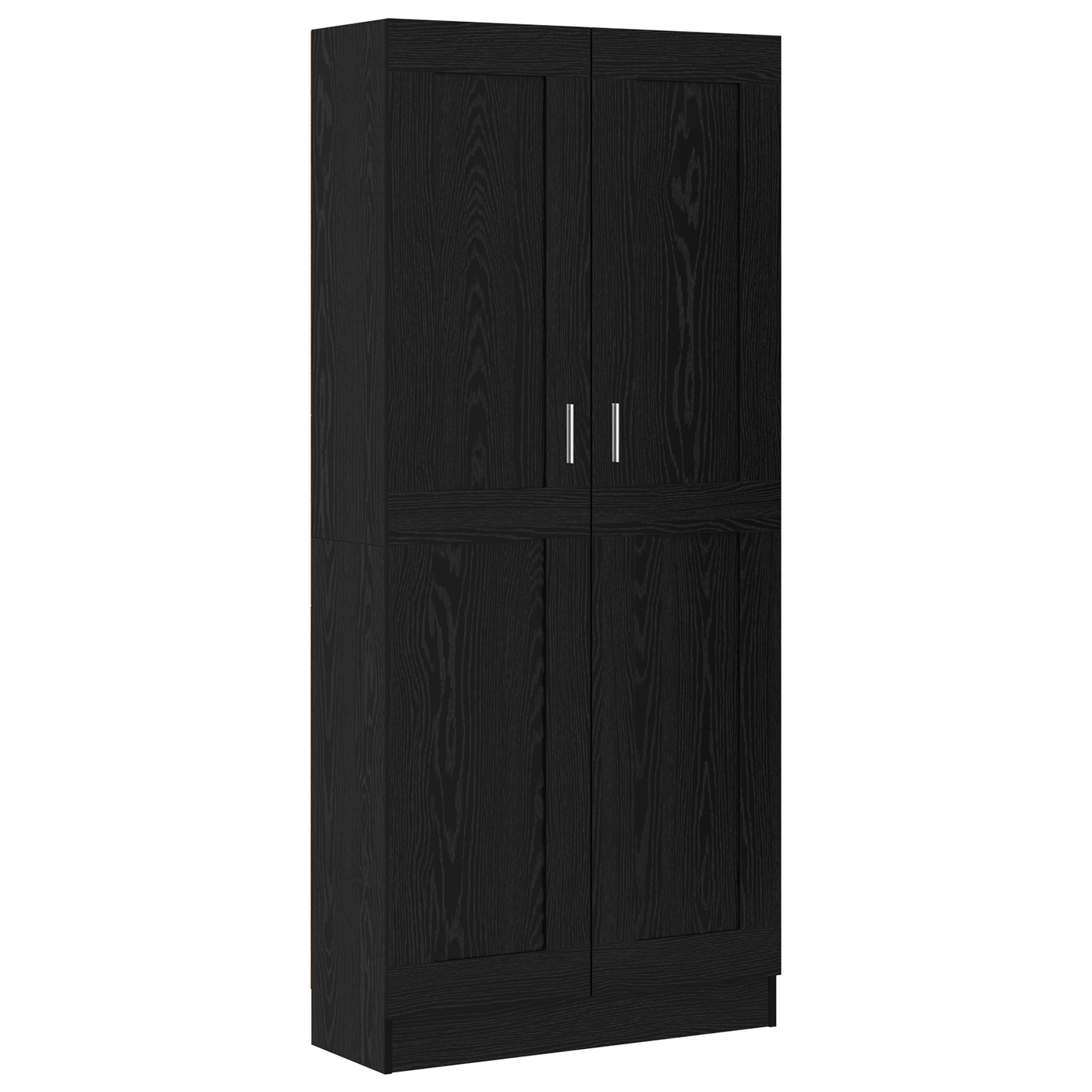Bokhylle Svart Eik 82.5 x 30.5 x 185 cm