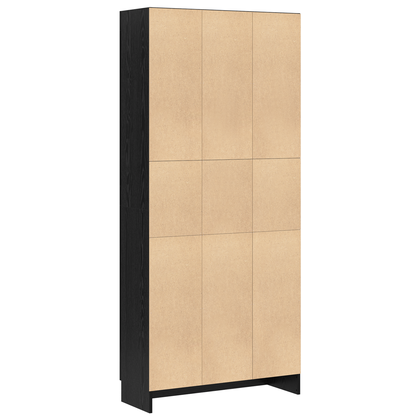 Bokhylle Svart Eik 82.5 x 30.5 x 185 cm