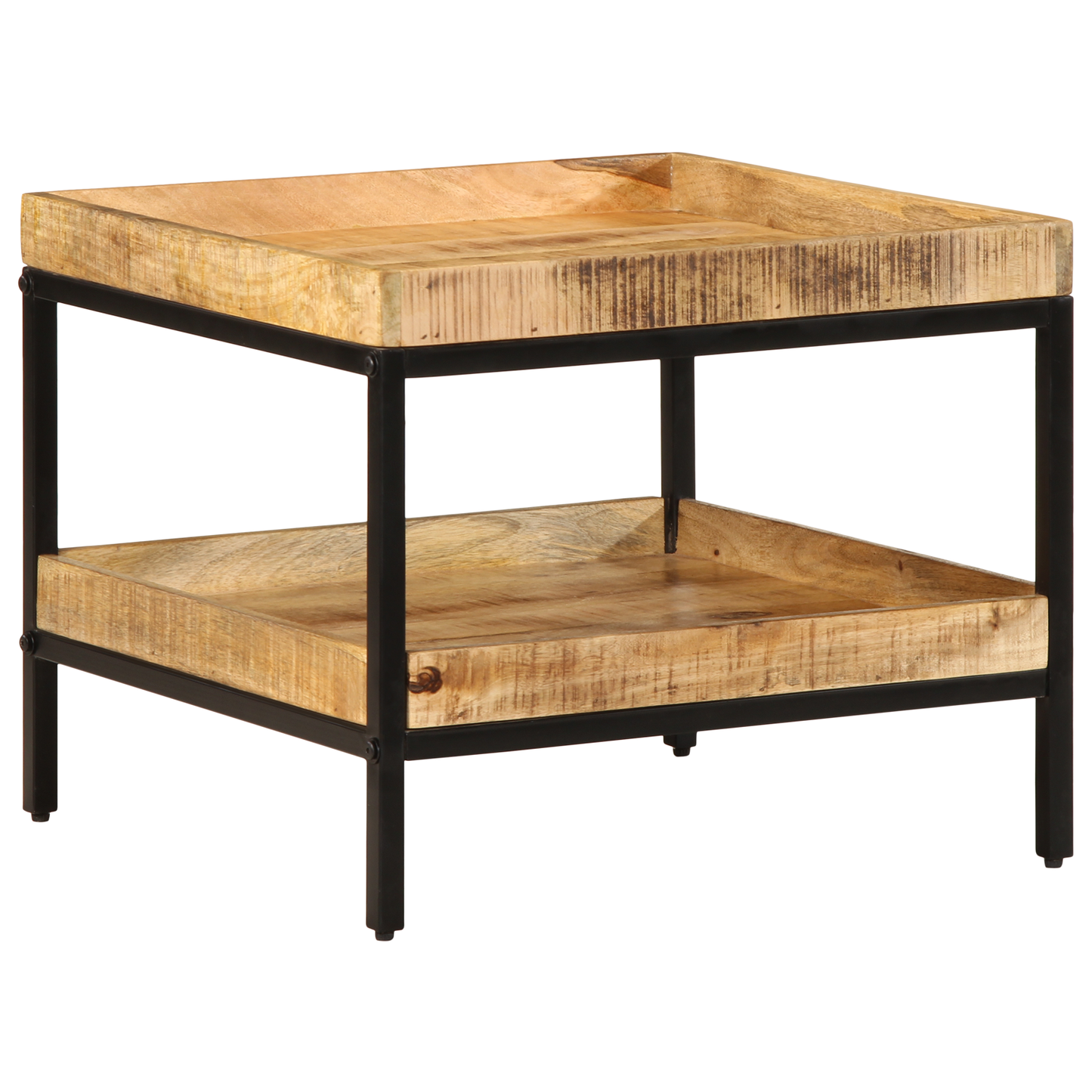 Sidebord Tre 55x55x45 cm Solid Tre Grovt Mangotre