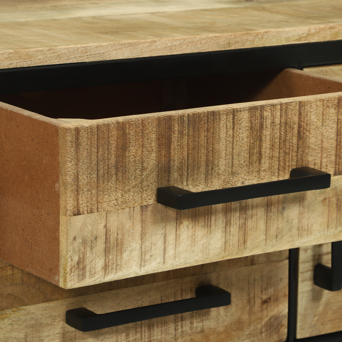 Skjenk Tre 100x35x70 cm Solid Wood Rough Mango