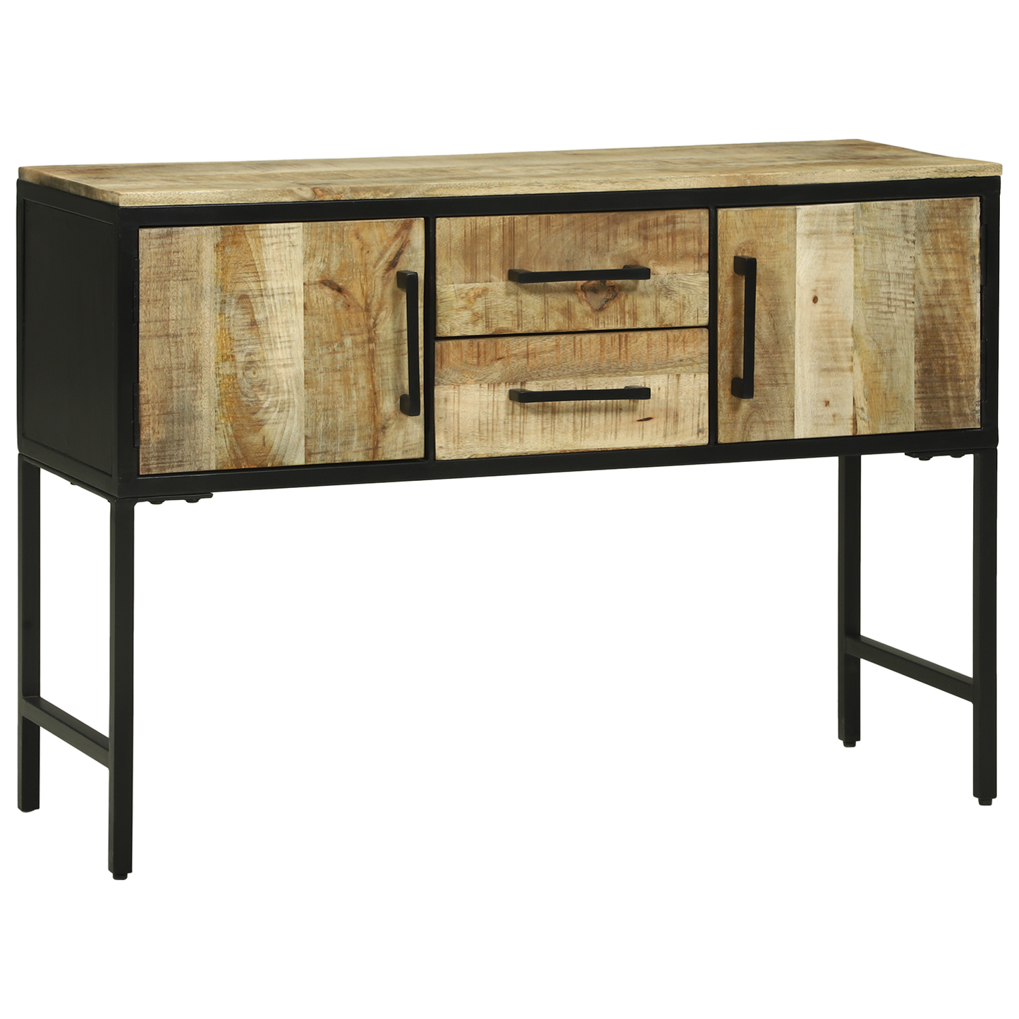 Skjenk Tre 100x35x70 cm Solid Wood Rough Mango