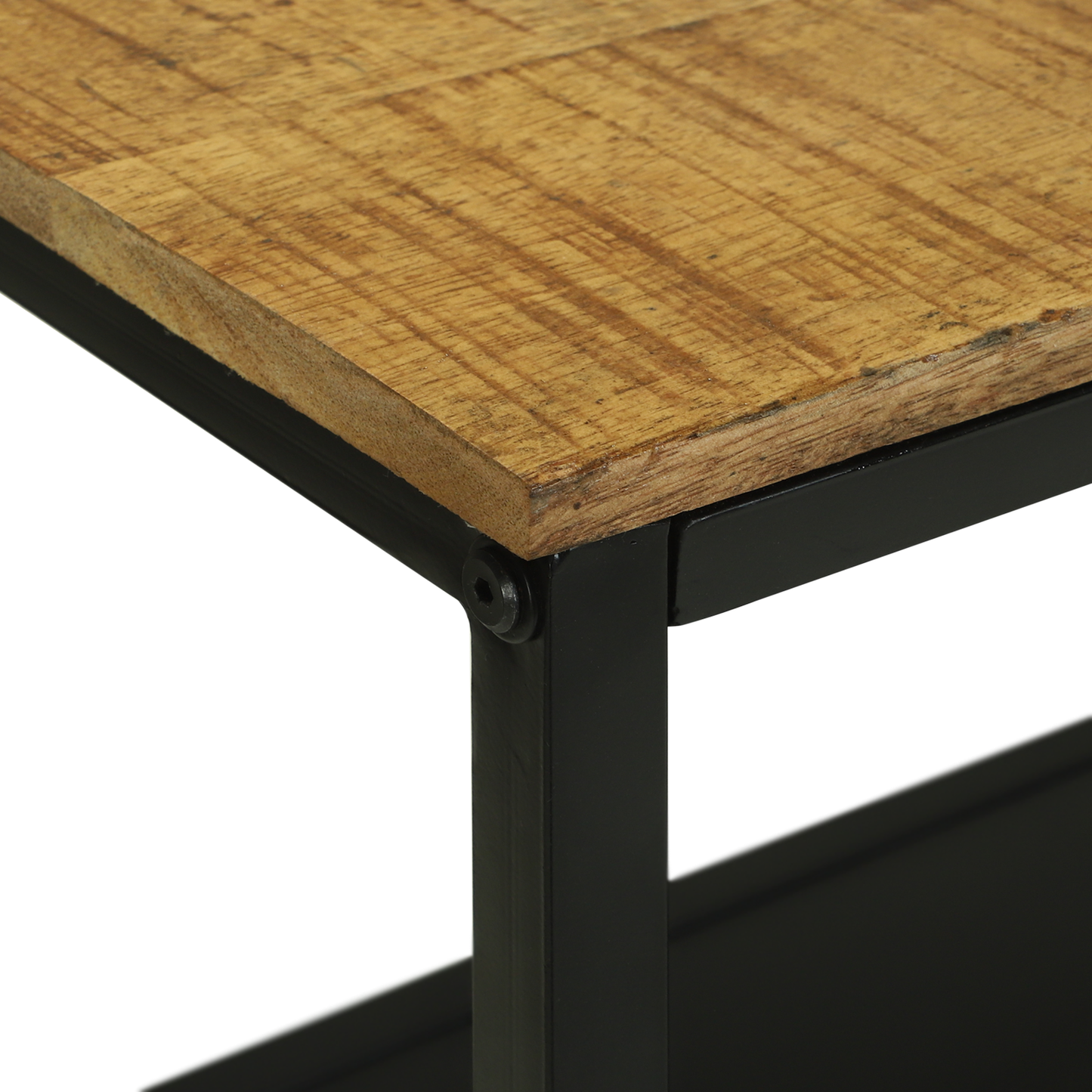 Bokhylle Tre 70x35x110 cm Solid Tre Grov Mango