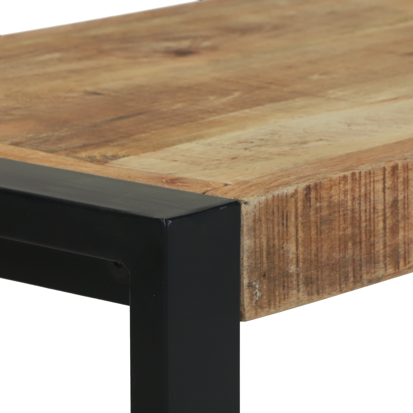 Benk 100x35x45 cm Solid Rå Mango