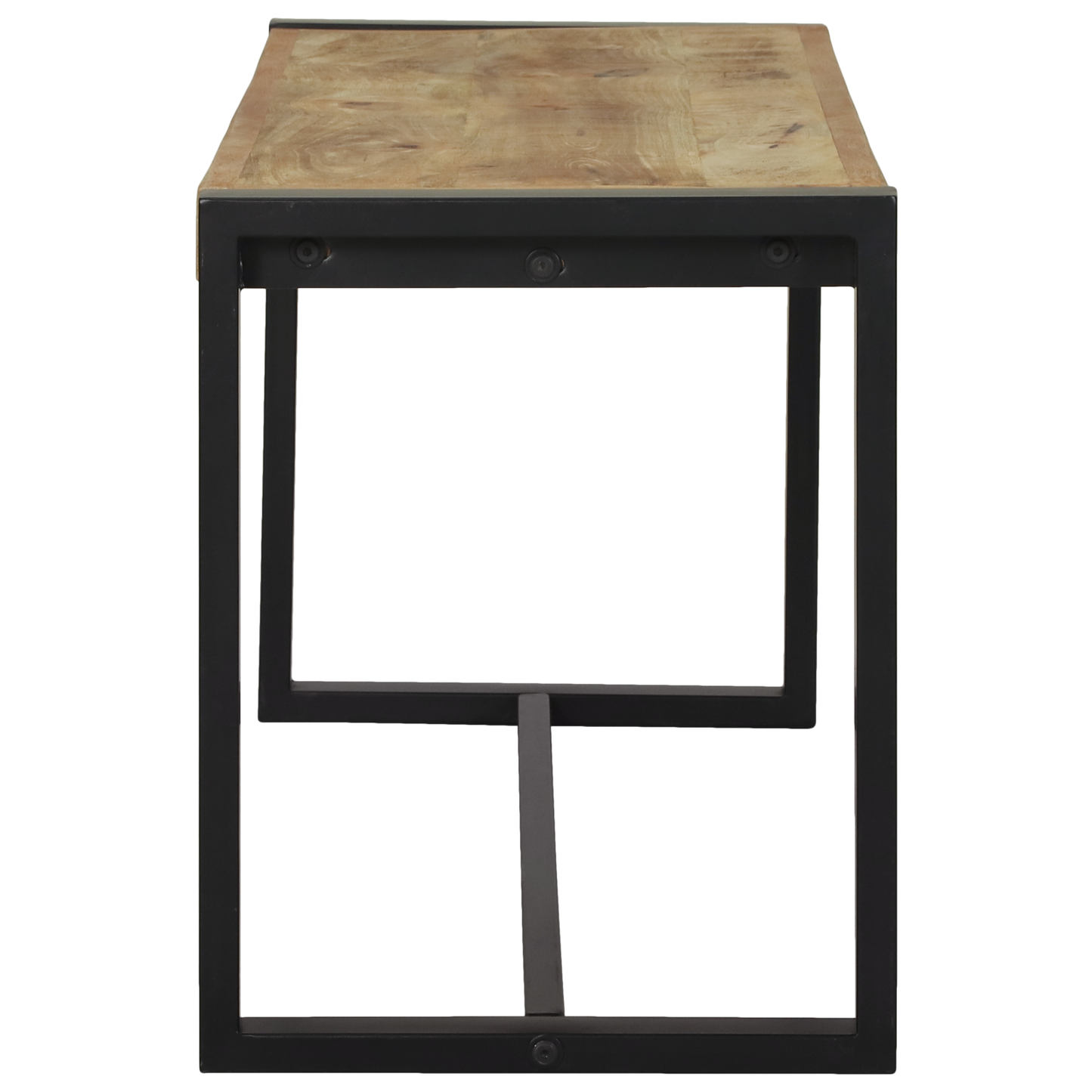 Benk 100x35x45 cm Solid Rå Mango