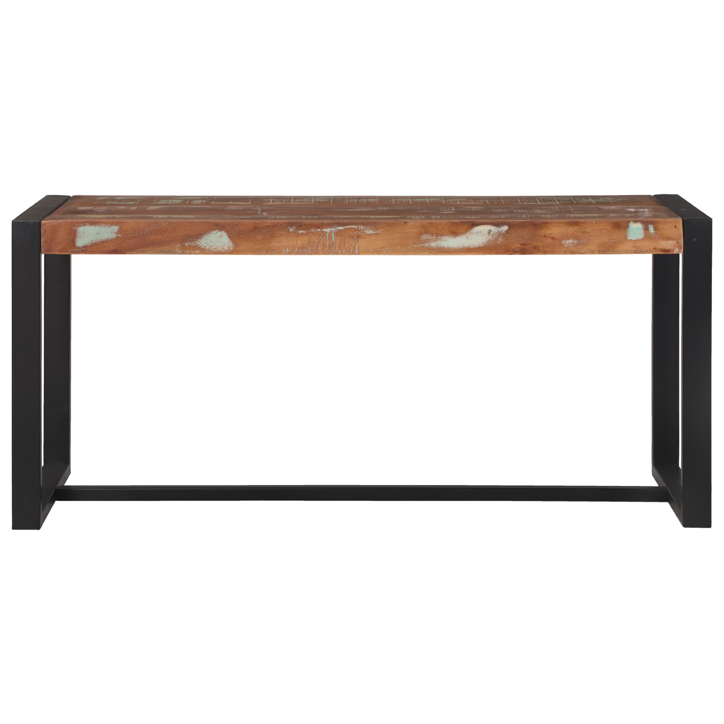 Benk Flerfarget 100x35x45 cm Massivt gjenvunnet tre
