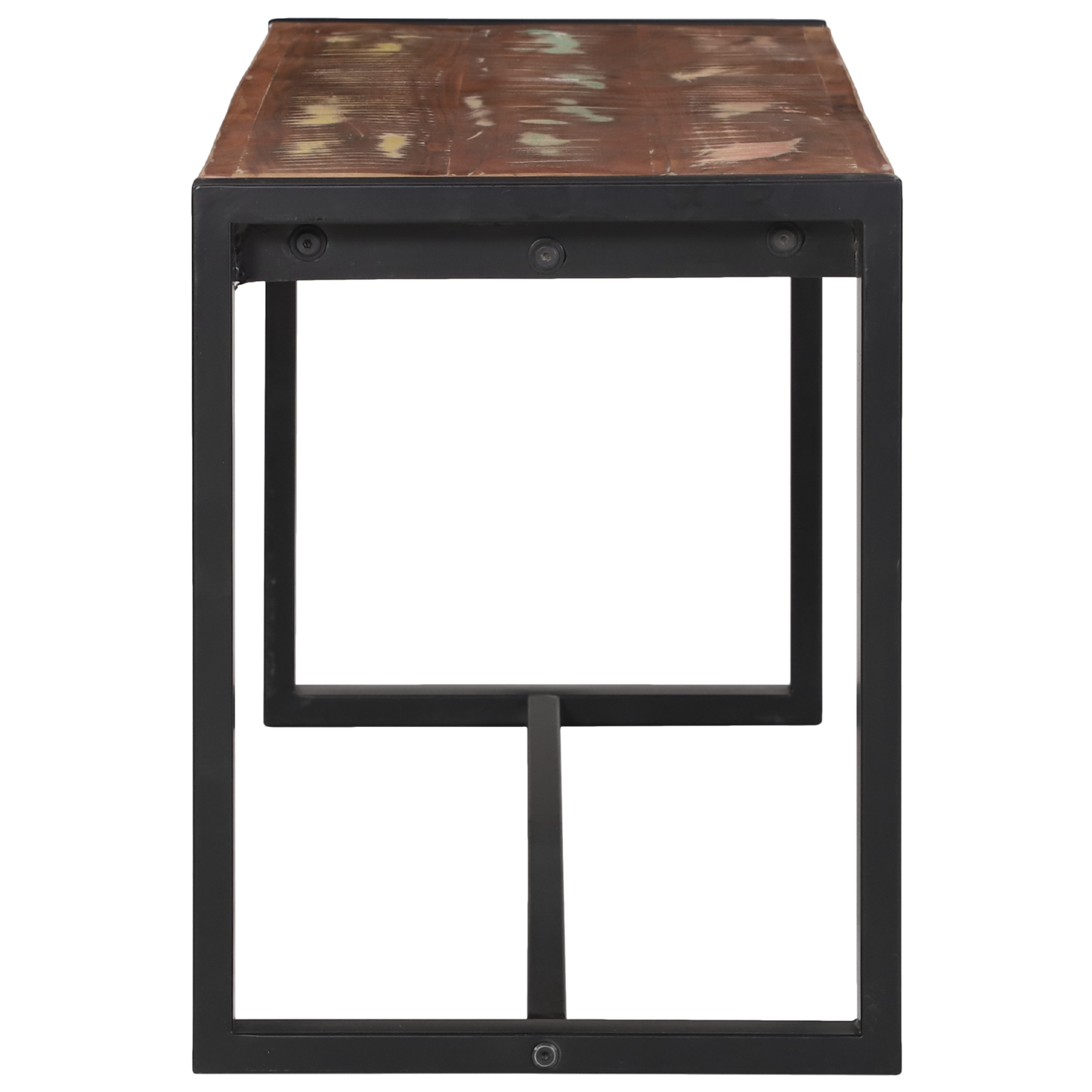 Benk Flerfarget 100x35x45 cm Massivt gjenvunnet tre