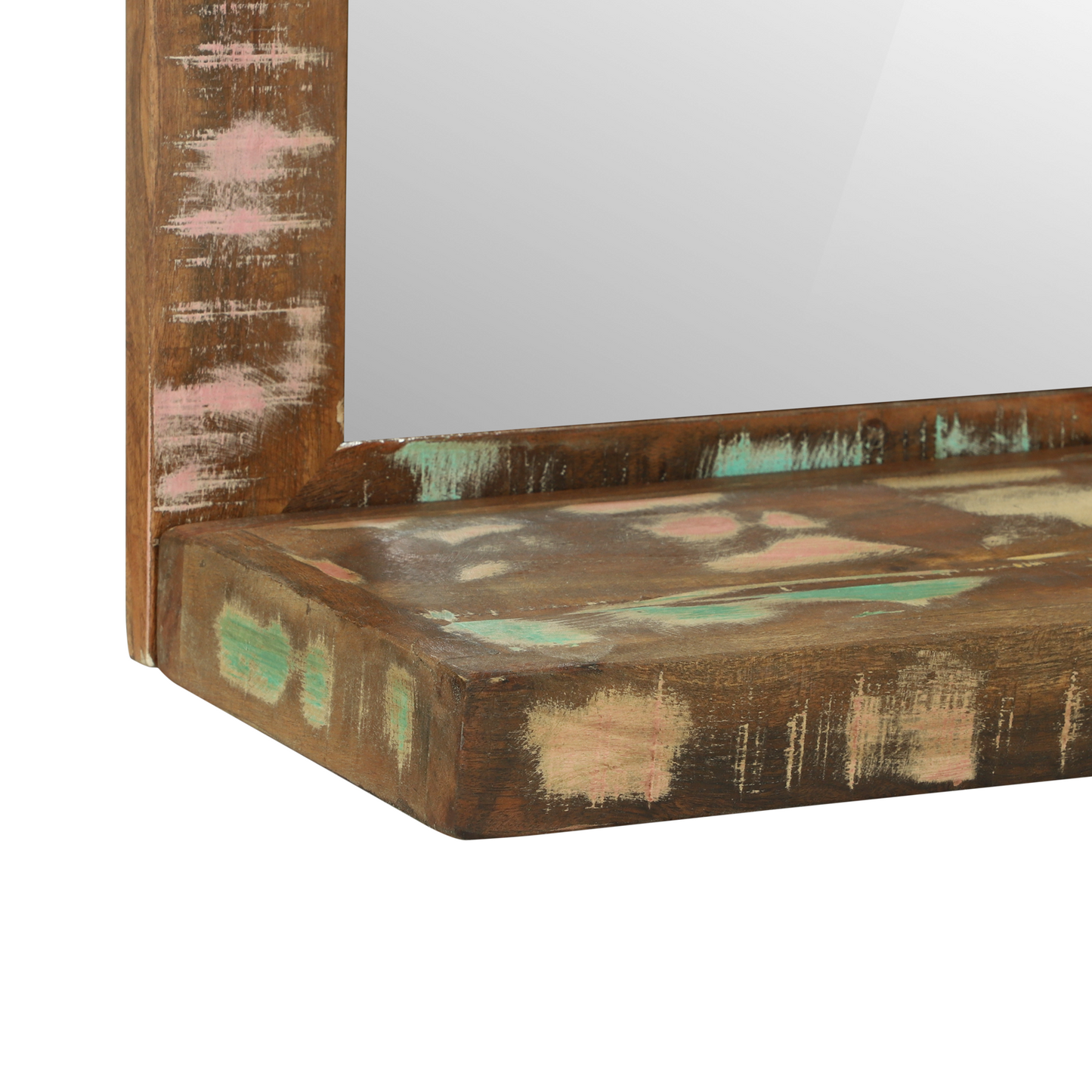 Baderomsspeil 50x22x70 cm Massivt Gjenbrukt Tre