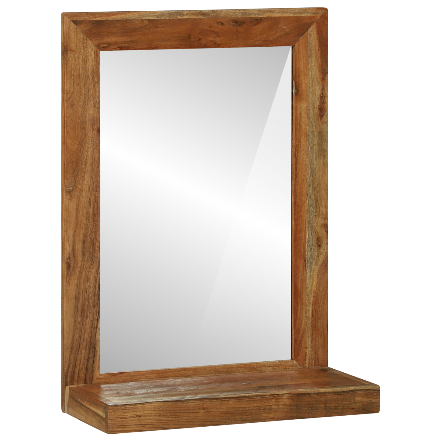 Baderomsspeil 50x22x70 cm Solid Akasietre